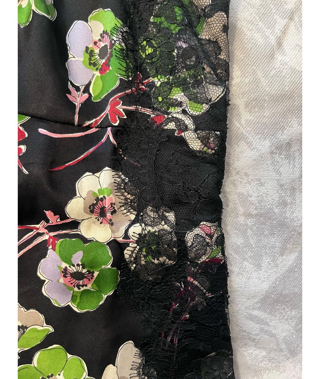 DOLCE&GABBANA Черная шелковая майка, фото 4