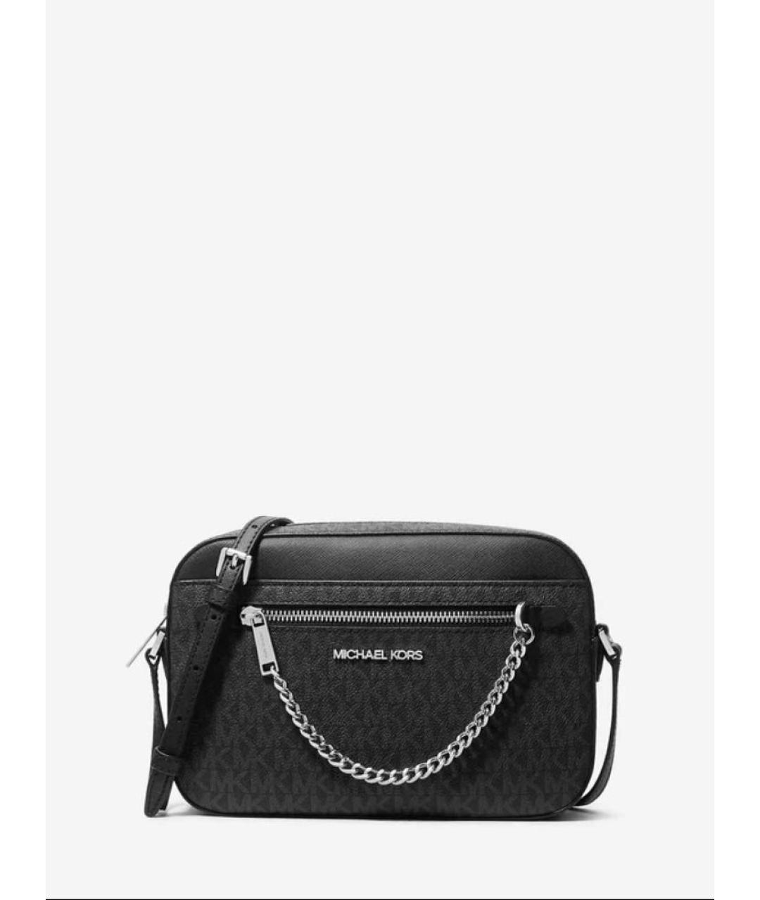 MICHAEL KORS Черная сумка через плечо из искусственной кожи, фото 3