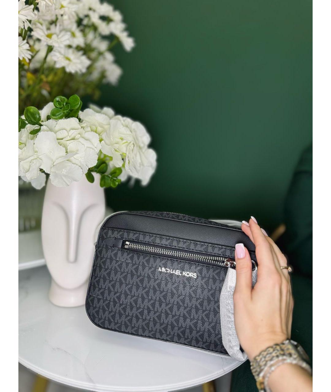 MICHAEL KORS Черная сумка через плечо из искусственной кожи, фото 4