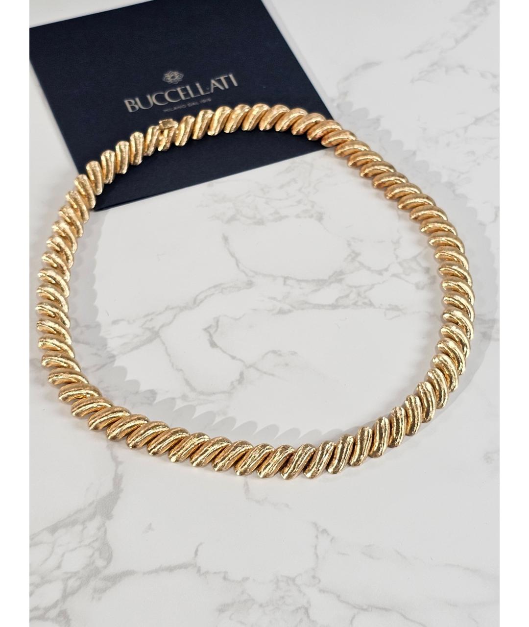 Buccellati Золотое колье из желтого золота, фото 5