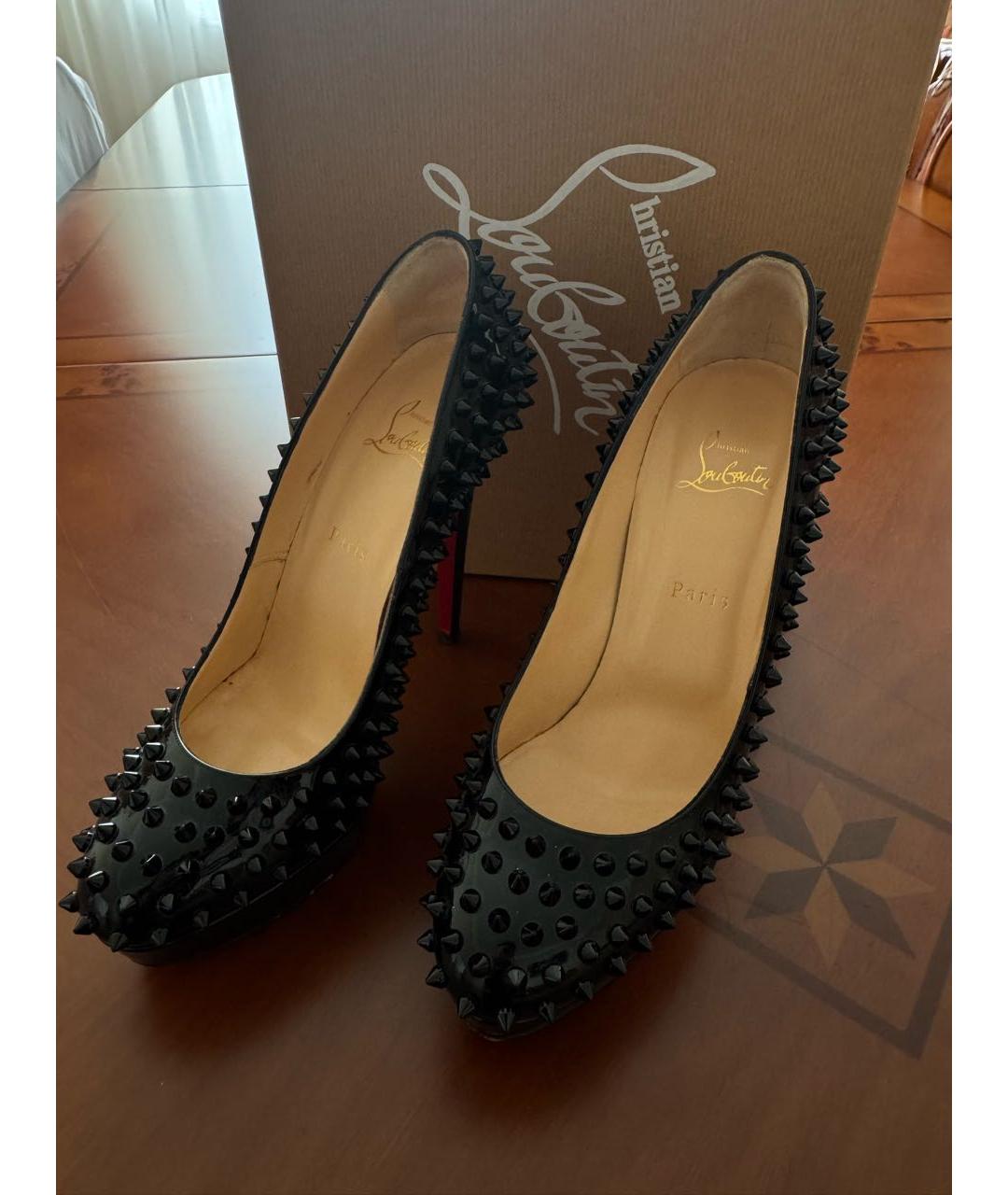 CHRISTIAN LOUBOUTIN Черные туфли, фото 2