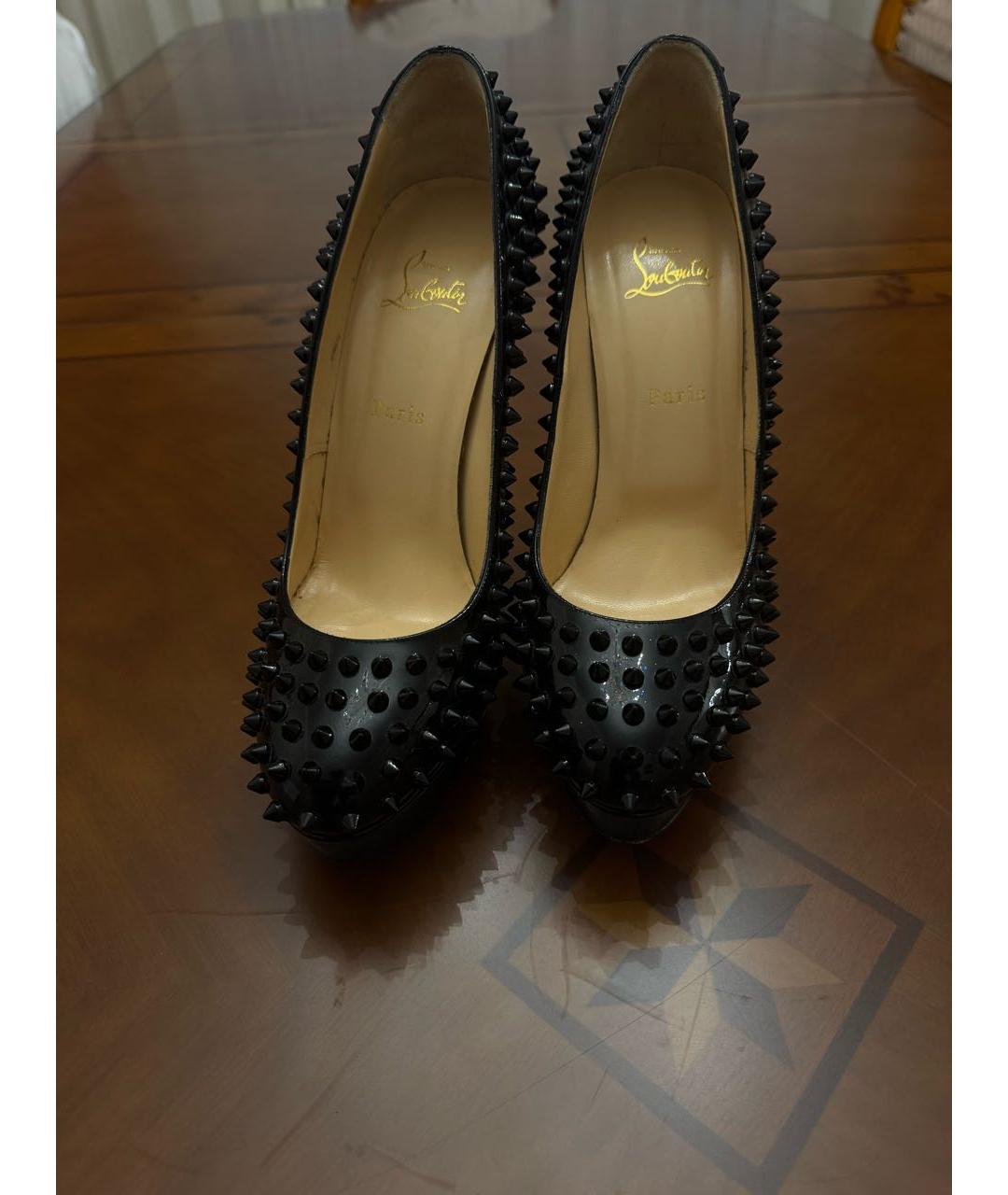 CHRISTIAN LOUBOUTIN Черные туфли, фото 3