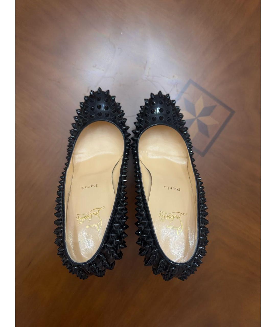 CHRISTIAN LOUBOUTIN Черные туфли, фото 4