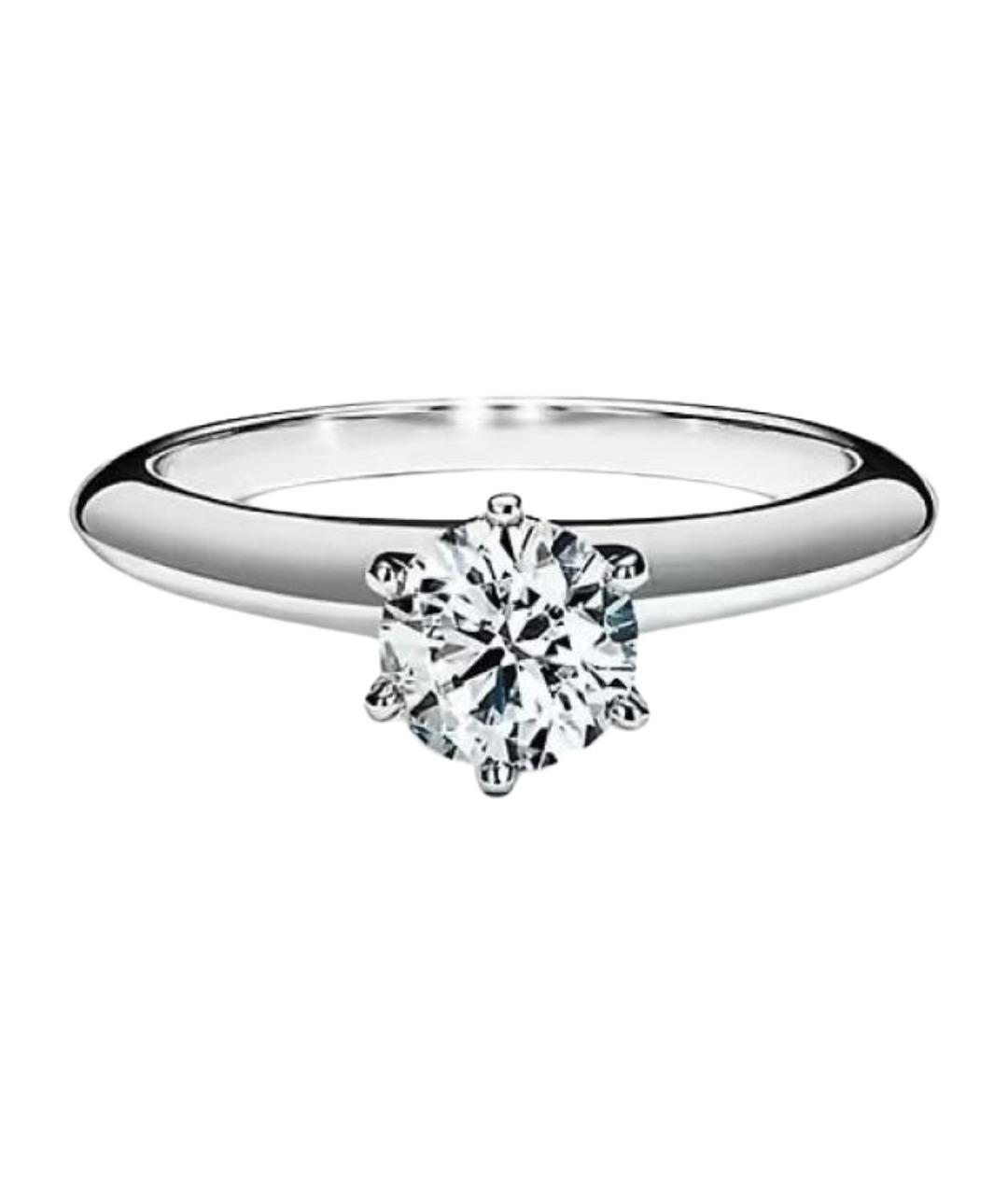 TIFFANY&CO Серебряное платиновое кольцо, фото 1
