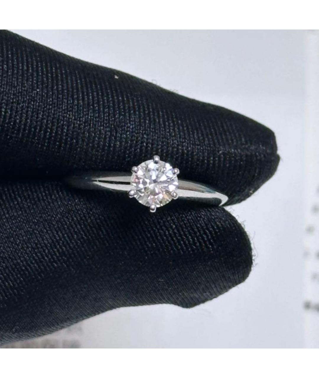 TIFFANY&CO Серебряное платиновое кольцо, фото 3