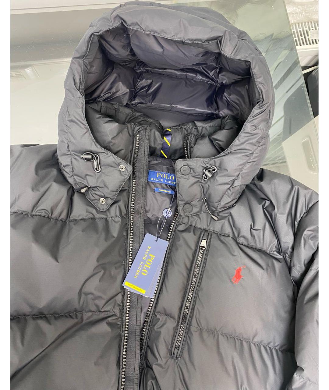 POLO RALPH LAUREN Черный пуховик, фото 3