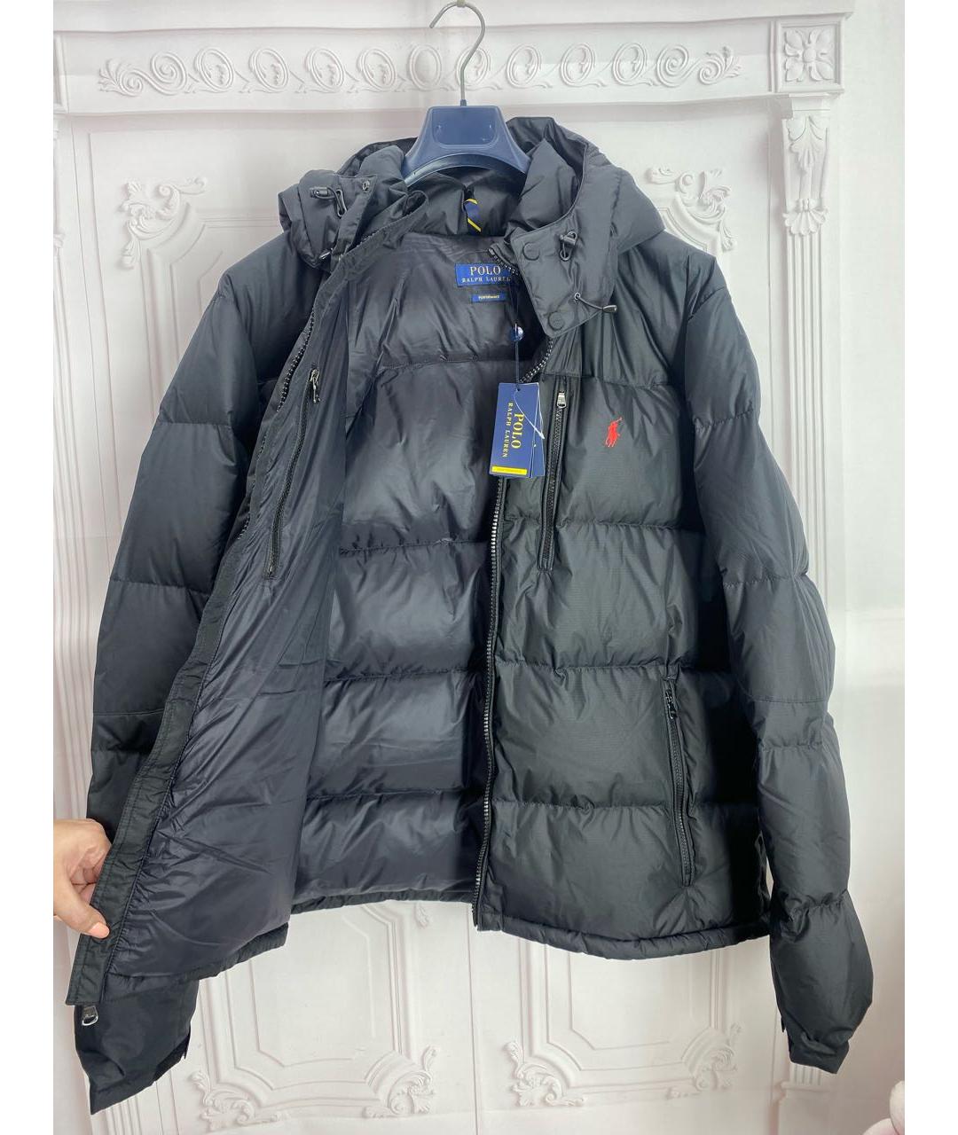 POLO RALPH LAUREN Черный пуховик, фото 7