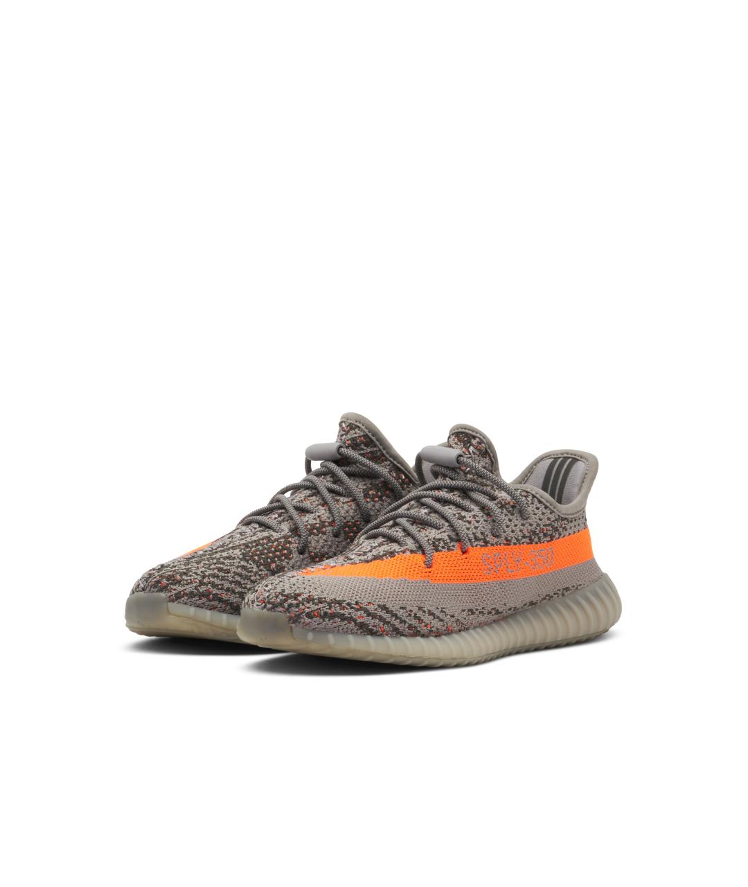 ADIDAS YEEZY Серые текстильные кеды, фото 6
