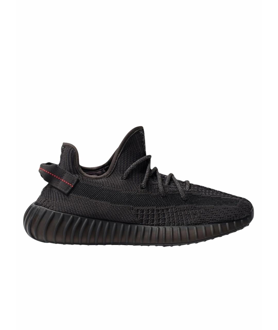 ADIDAS YEEZY Черные текстильные кроссовки, фото 1