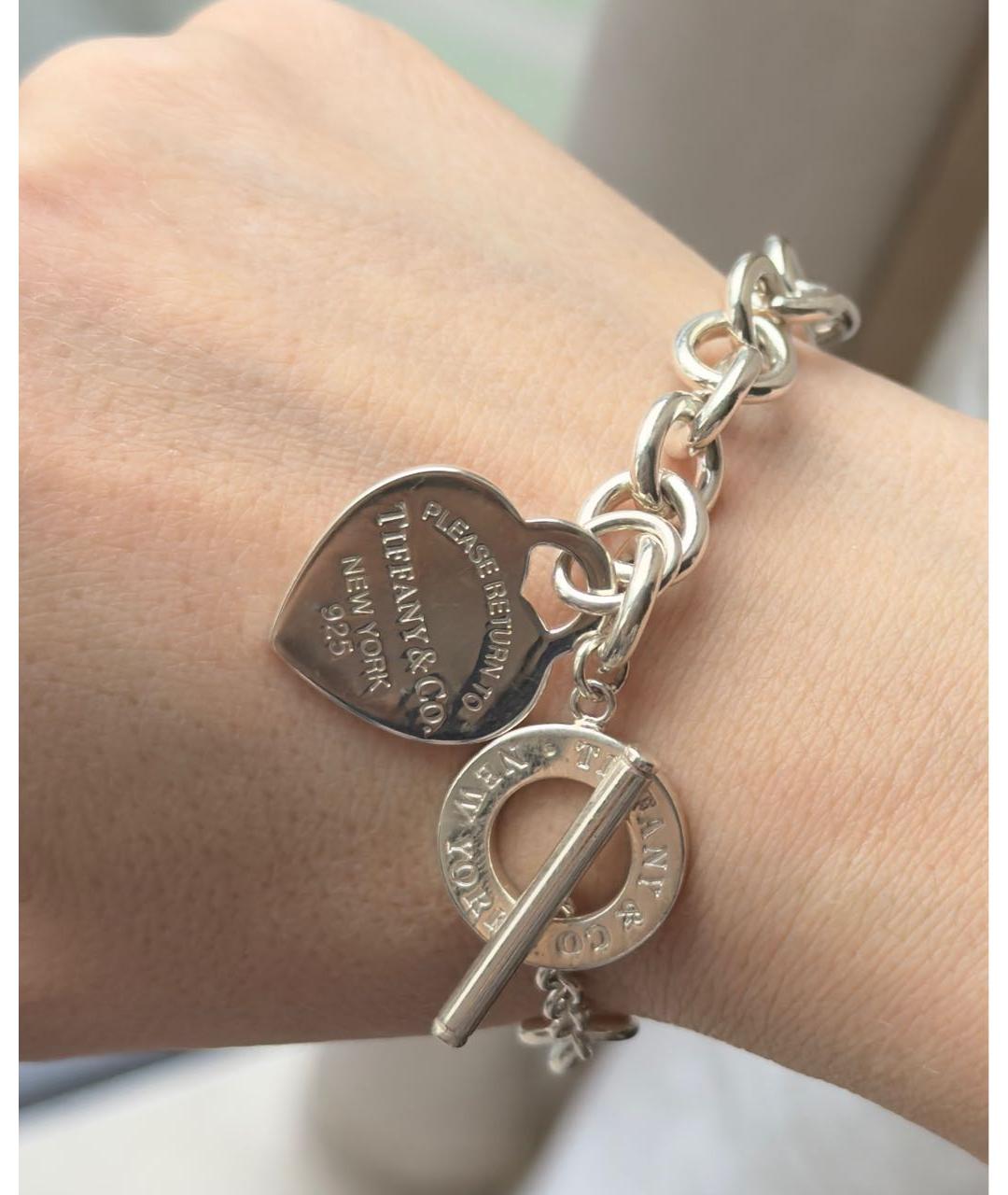 TIFFANY&CO Серебрянный серебряный браслет, фото 2