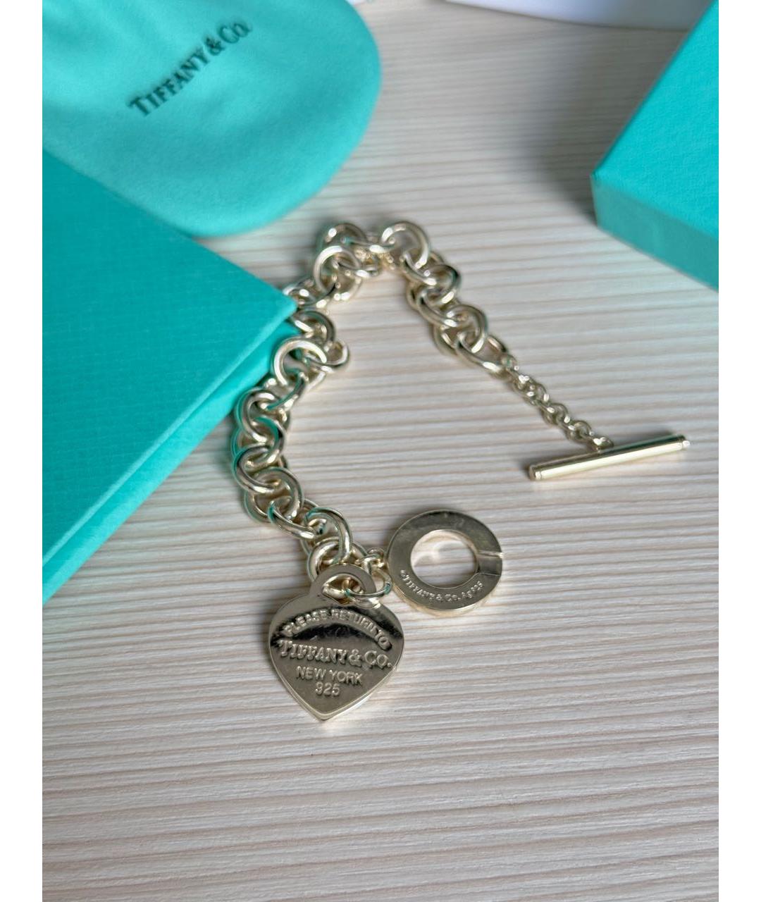 TIFFANY&CO Серебрянный серебряный браслет, фото 3