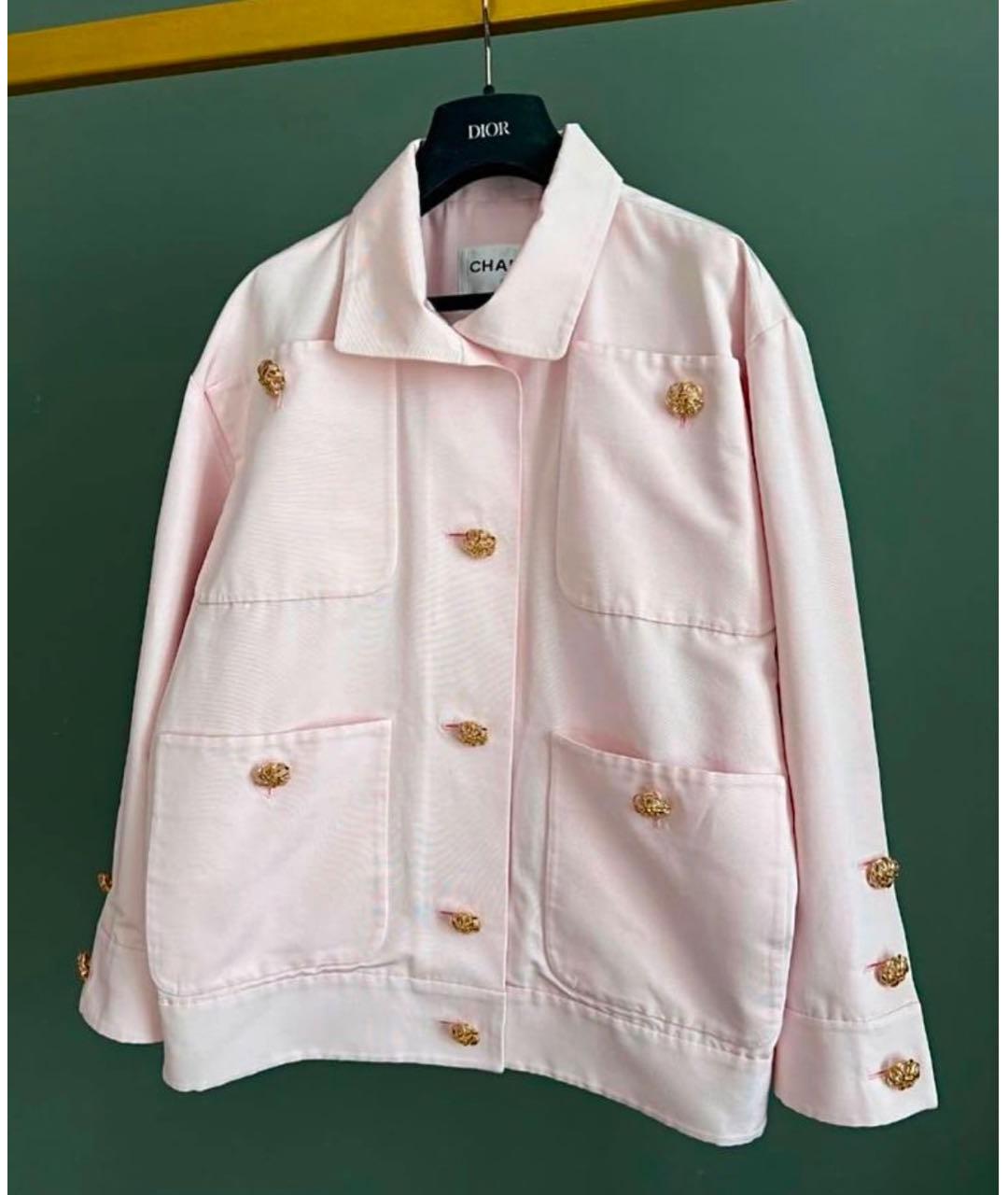 CHANEL Розовая куртка, фото 7