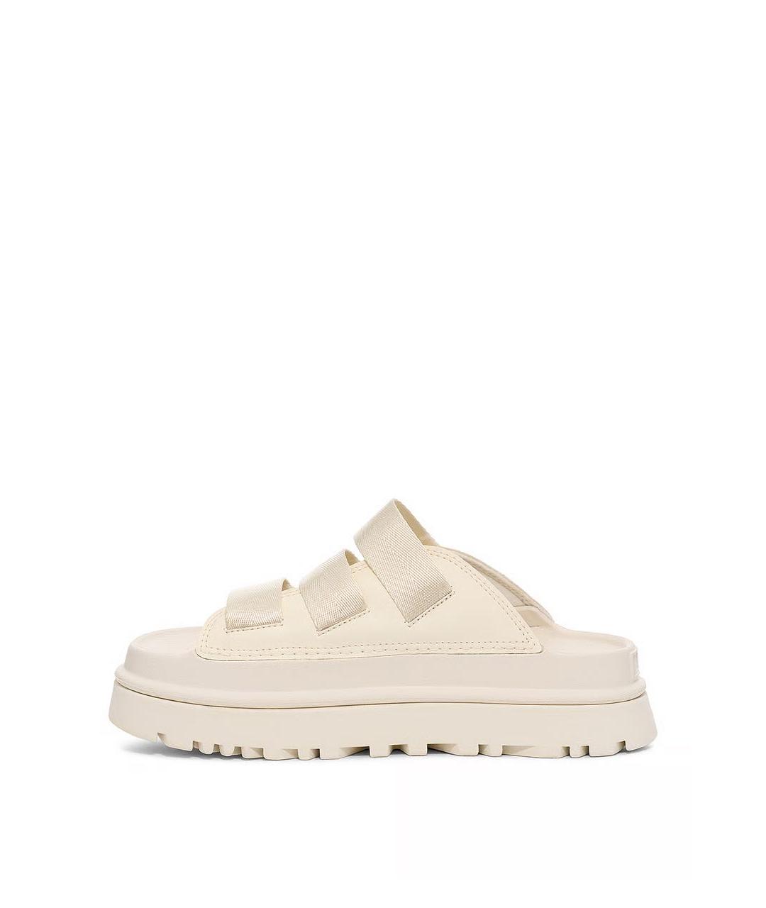 UGG AUSTRALIA Белые синтетические сандалии, фото 4