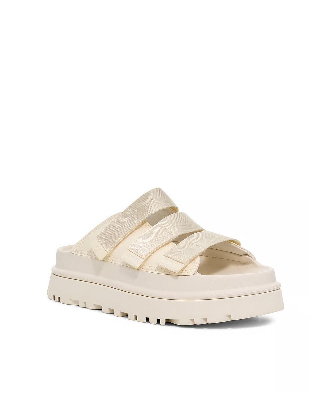 UGG AUSTRALIA Белые синтетические сандалии, фото 2