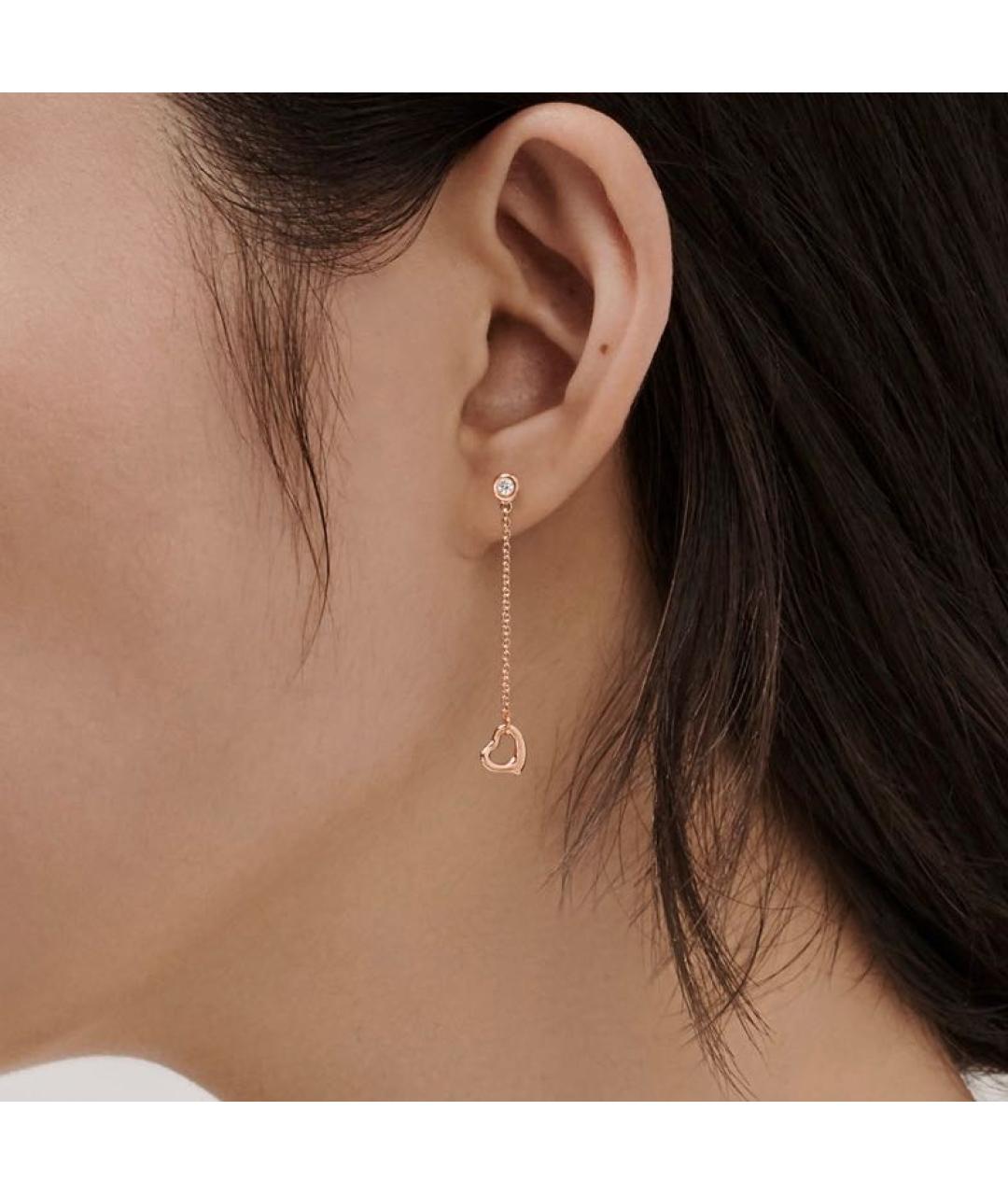 TIFFANY&CO Золотые серьги из розового золота, фото 4
