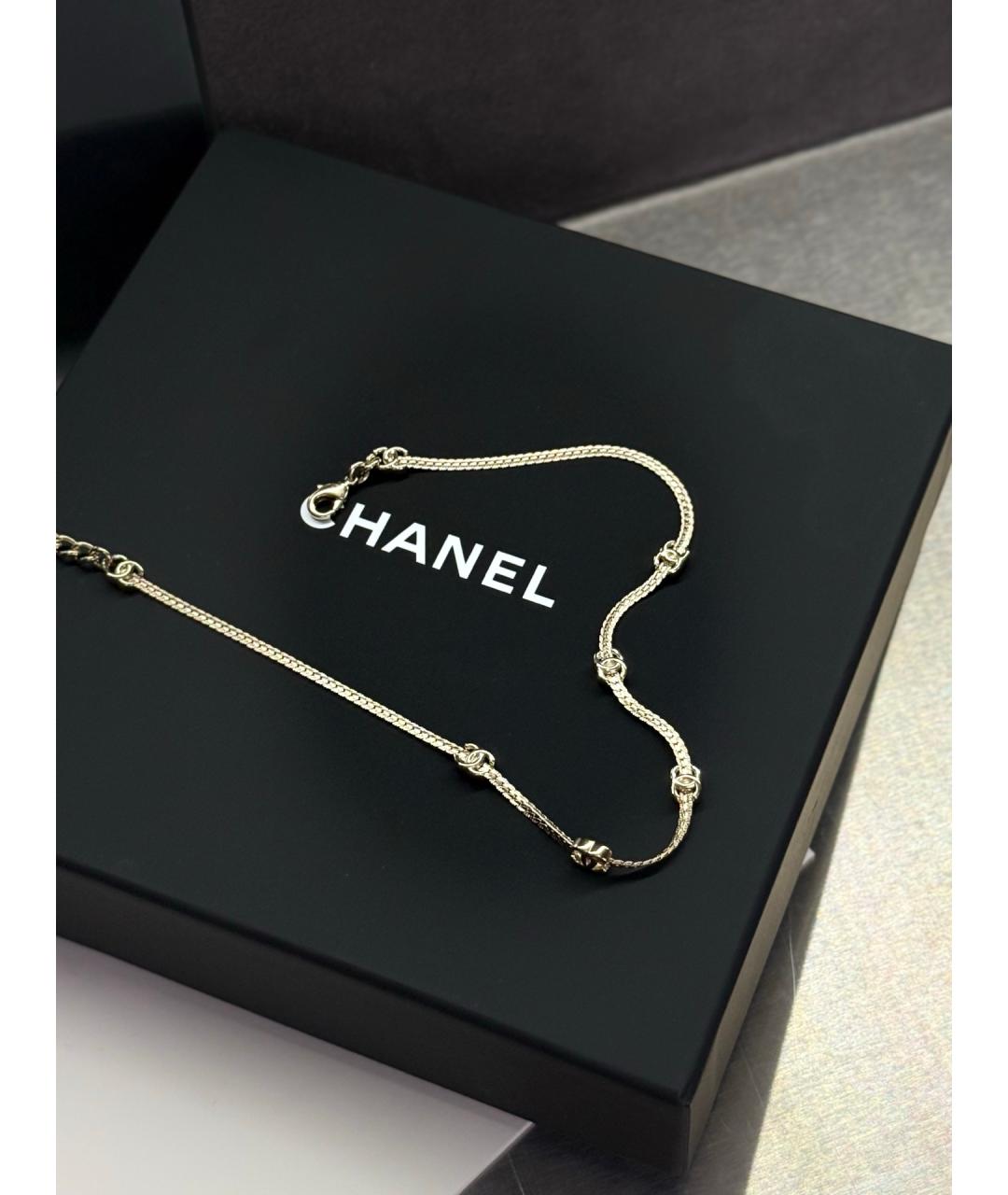 CHANEL Золотое колье, фото 3