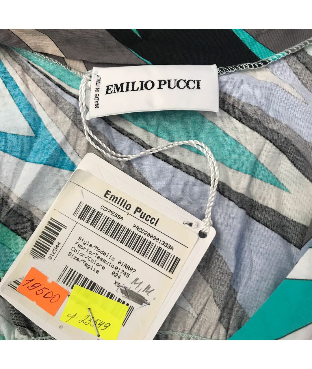 EMILIO PUCCI Мульти хлопковая майка, фото 3