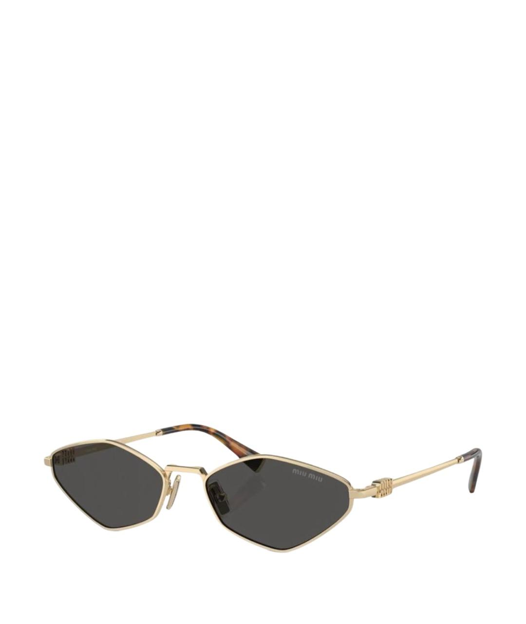 MIU MIU Металлические солнцезащитные очки, фото 1