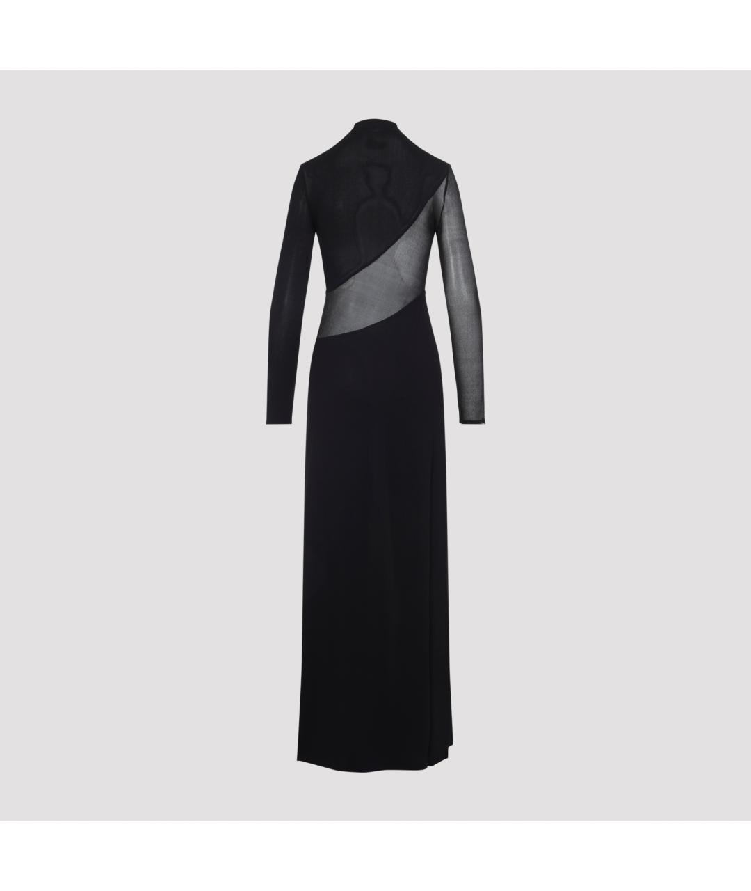 ALAIA Черное вискозное платье, фото 4