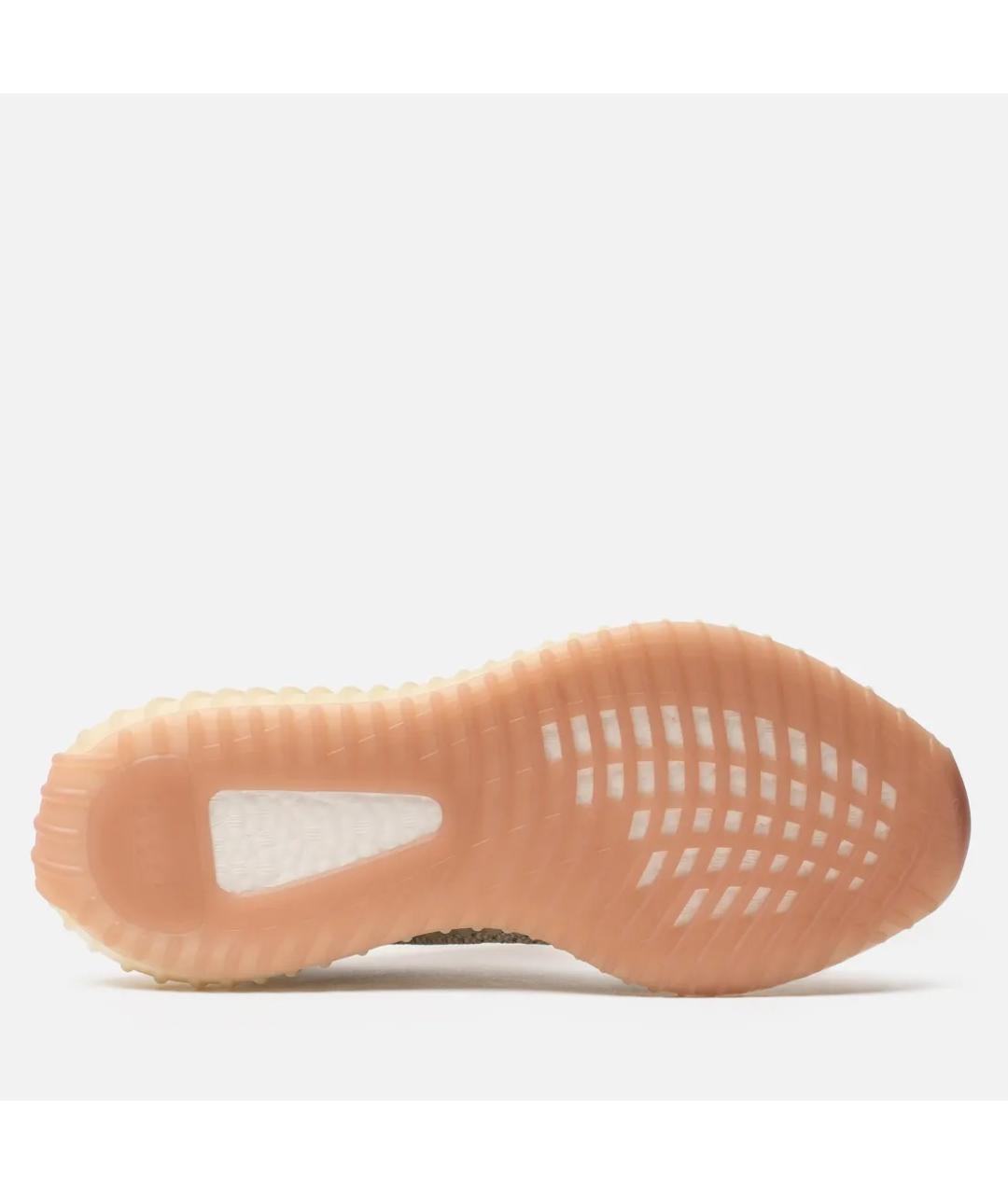 ADIDAS YEEZY Бежевые текстильные кроссовки, фото 5