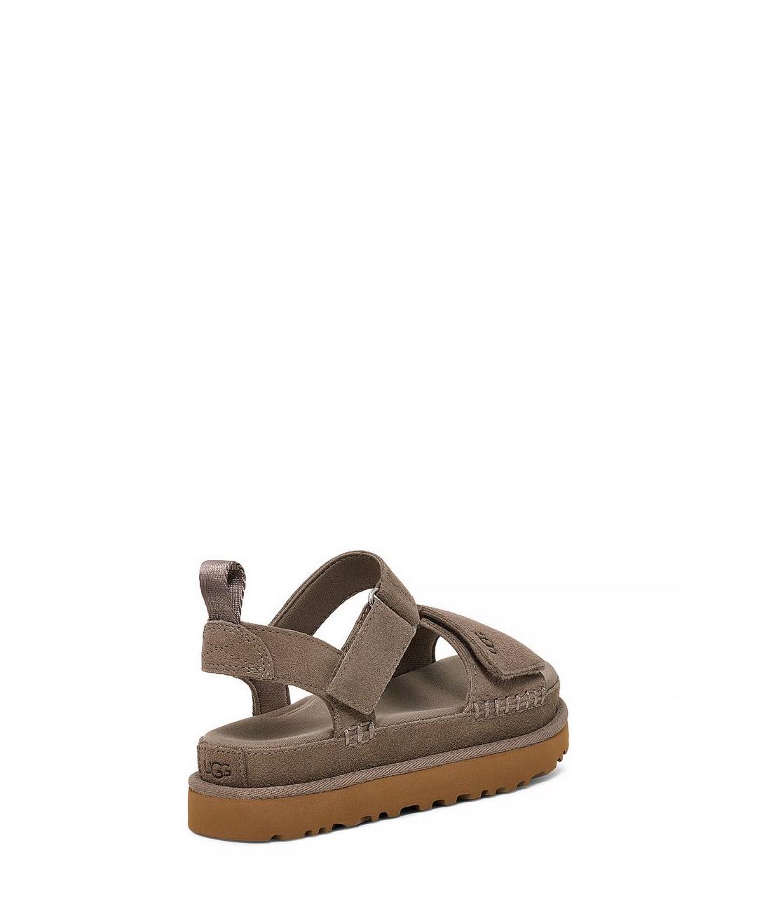 UGG AUSTRALIA Серые замшевые сандалии, фото 4