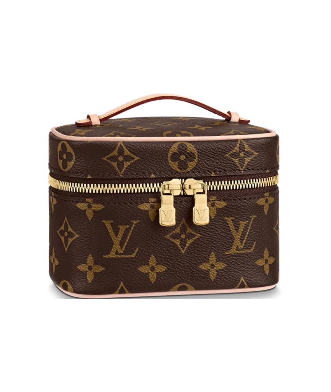 LOUIS VUITTON Коричневая кожаная сумка через плечо, фото 1