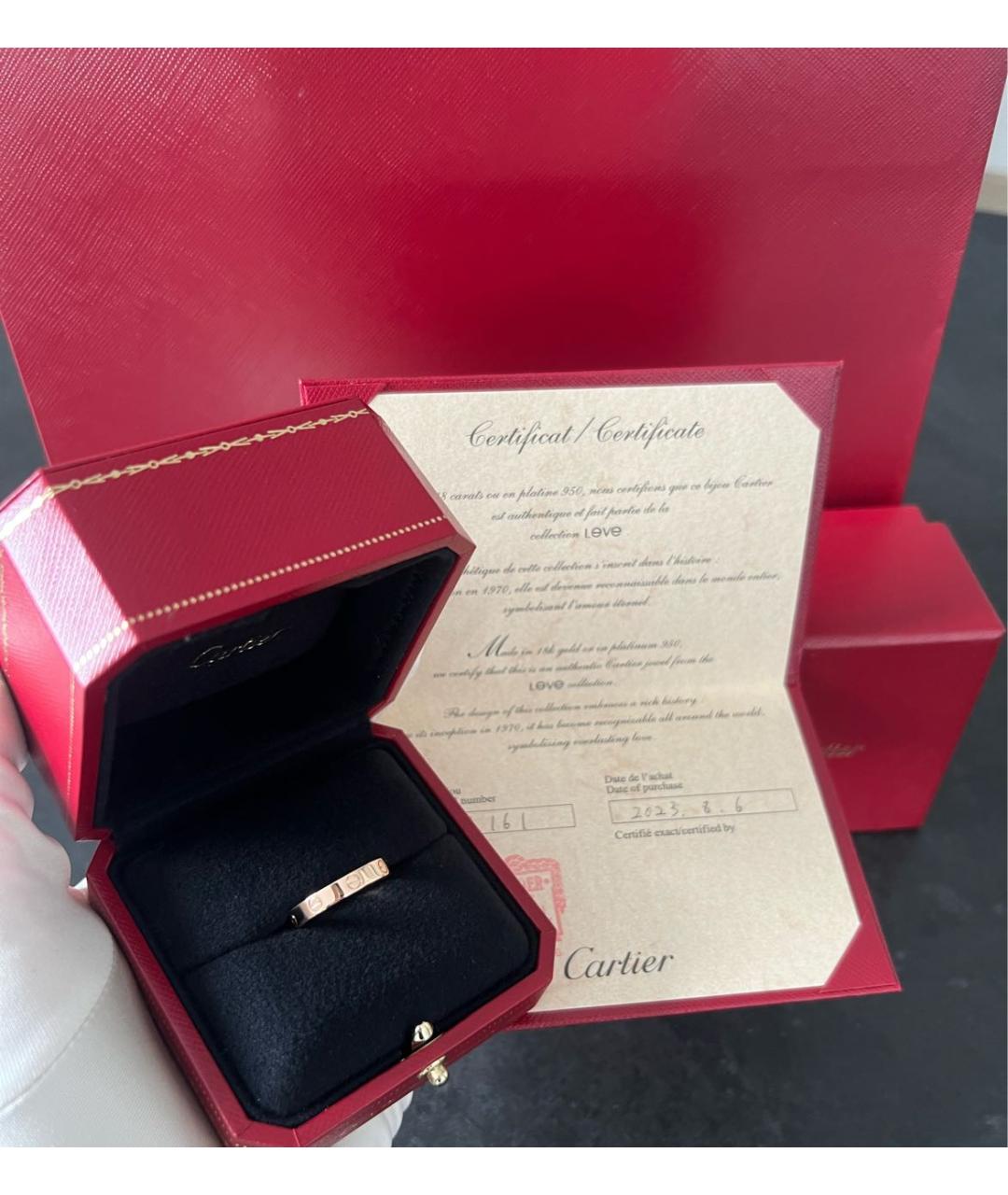 CARTIER Золотое кольцо из розового золота, фото 2