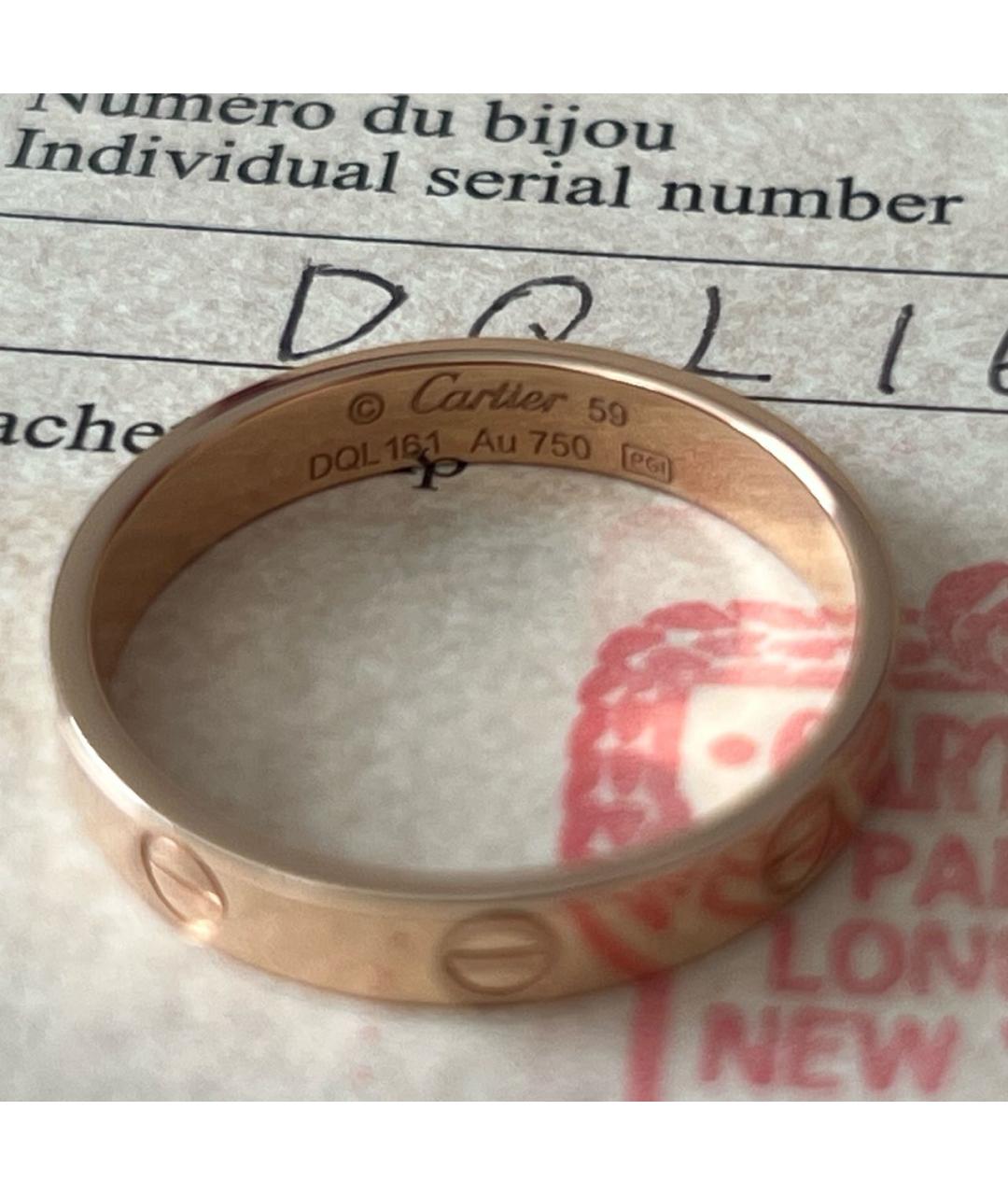 CARTIER Золотое кольцо из розового золота, фото 3