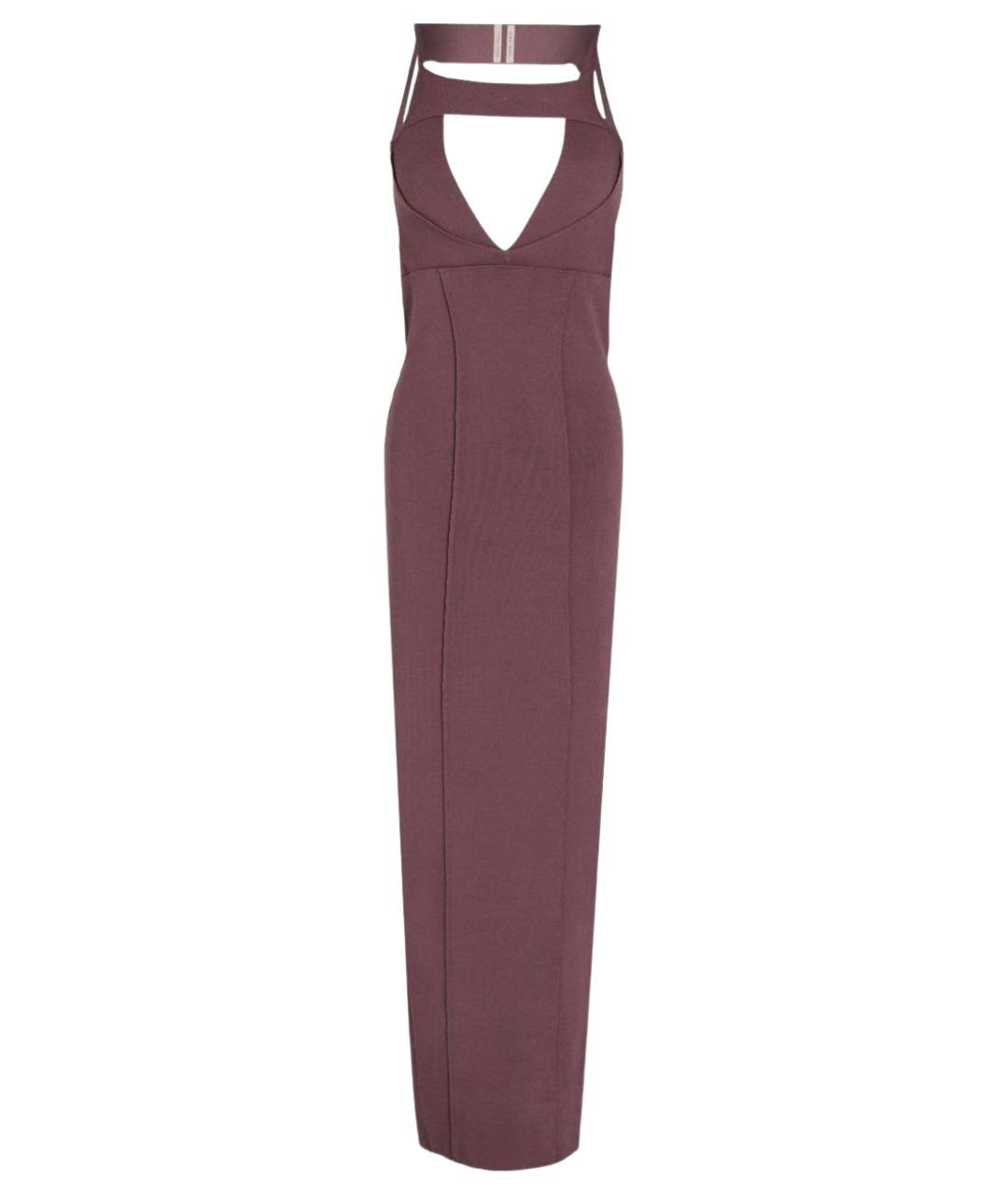 RICK OWENS Фиолетовое коктейльное платье, фото 1