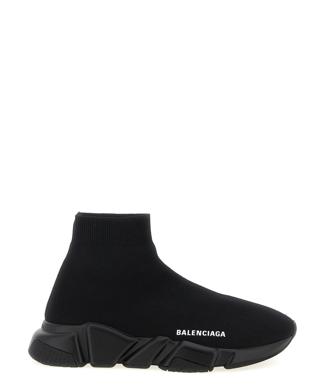 BALENCIAGA Черные синтетические кроссовки, фото 1