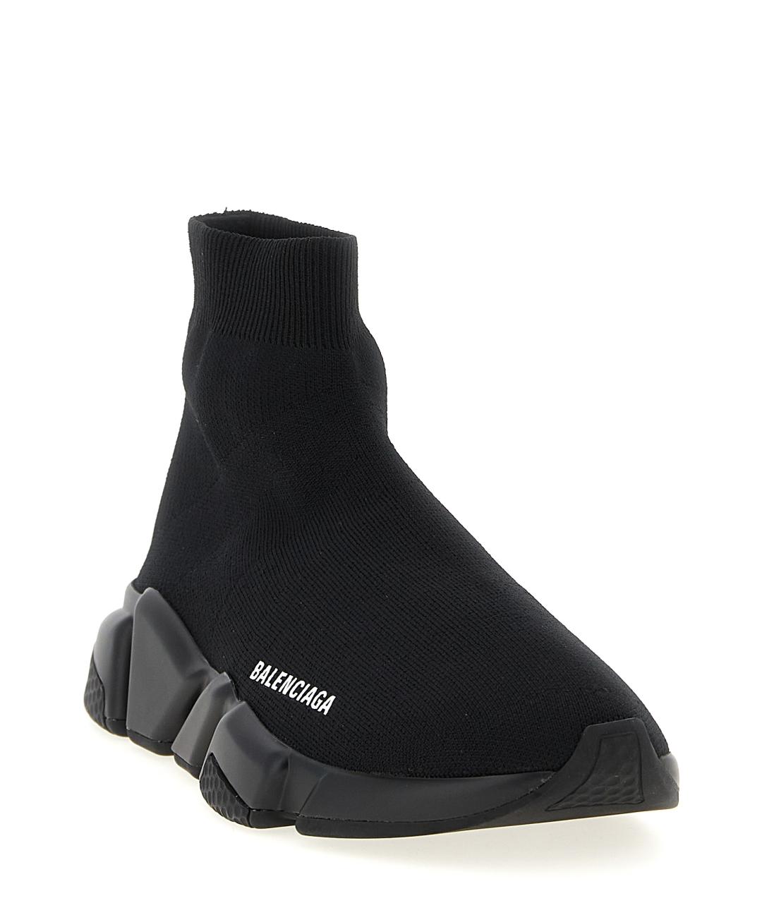 BALENCIAGA Черные синтетические кроссовки, фото 2