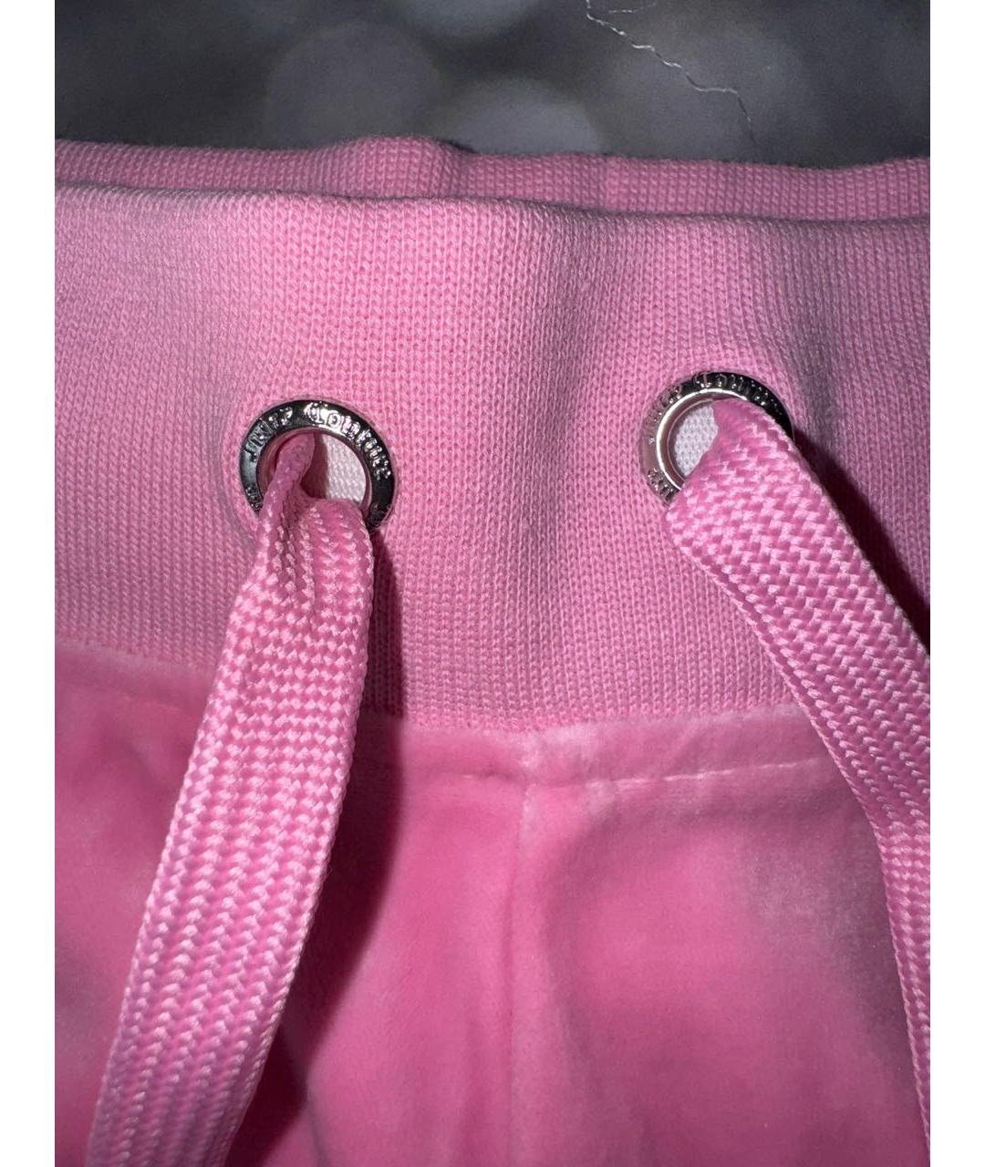JUICY COUTURE Розовые полиэстеровые шорты, фото 6