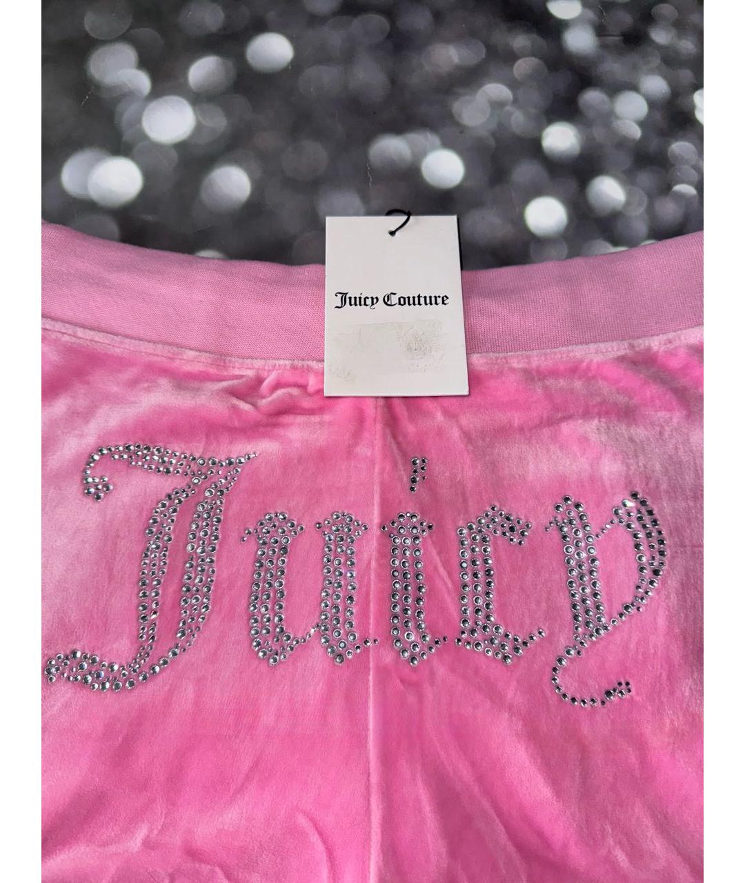 JUICY COUTURE Розовые полиэстеровые шорты, фото 7