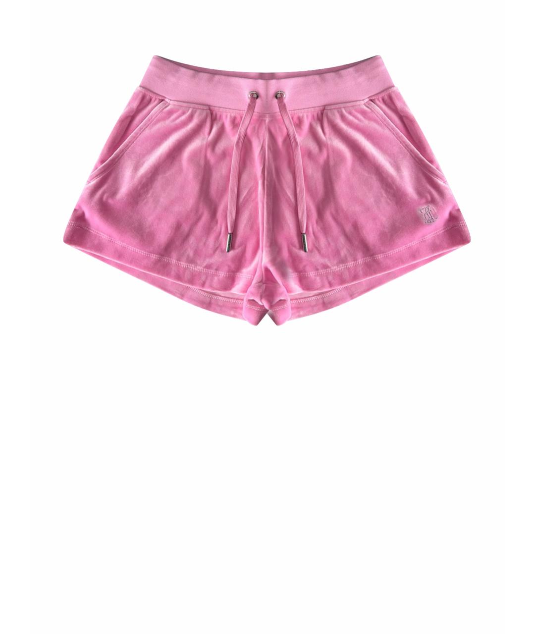 JUICY COUTURE Розовые полиэстеровые шорты, фото 1
