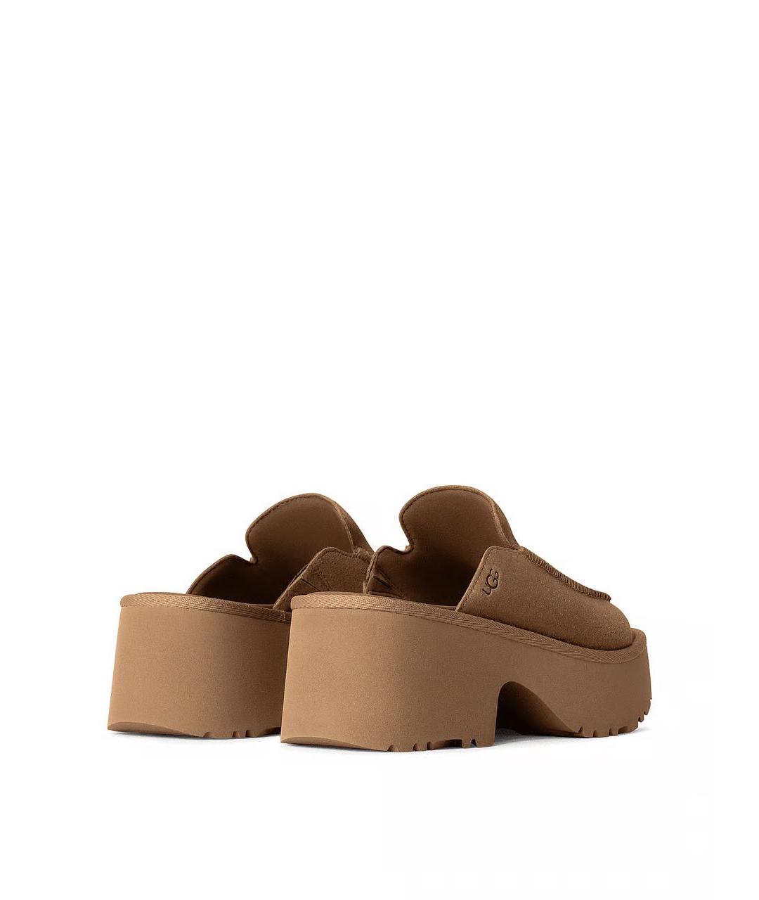 UGG AUSTRALIA Коричневые замшевые сандалии, фото 2
