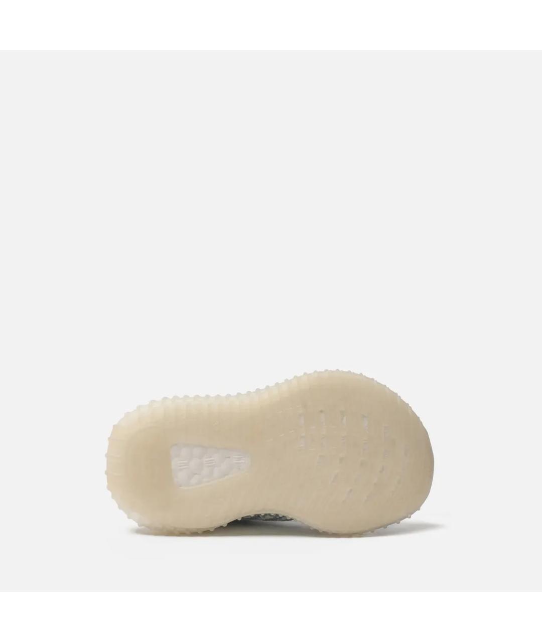 ADIDAS YEEZY Голубые текстильные кеды, фото 5