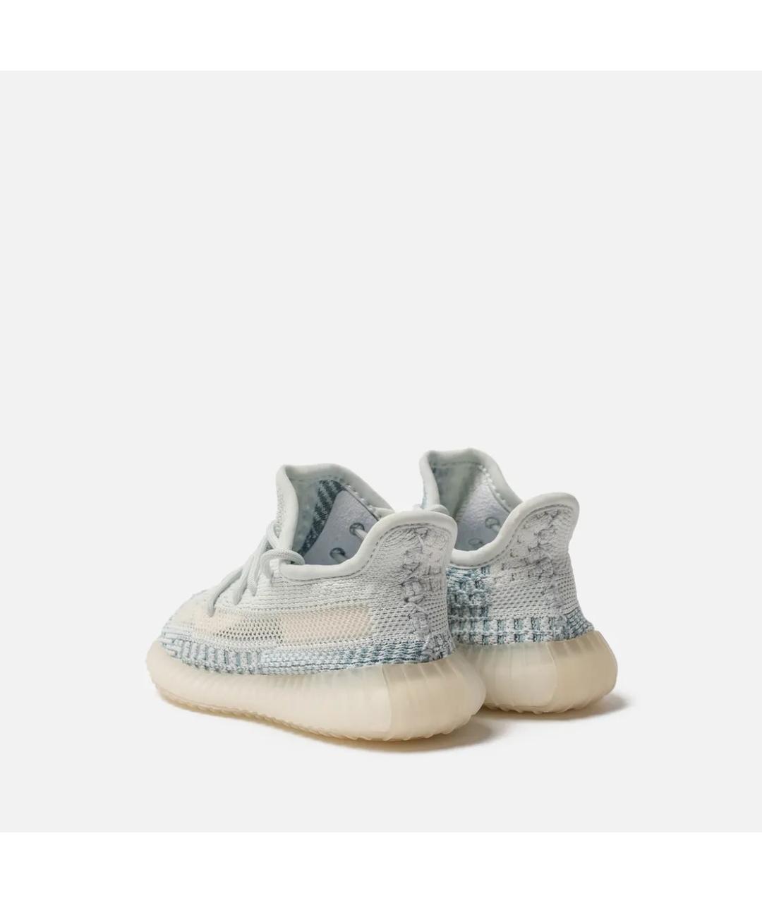 ADIDAS YEEZY Голубые текстильные кеды, фото 4