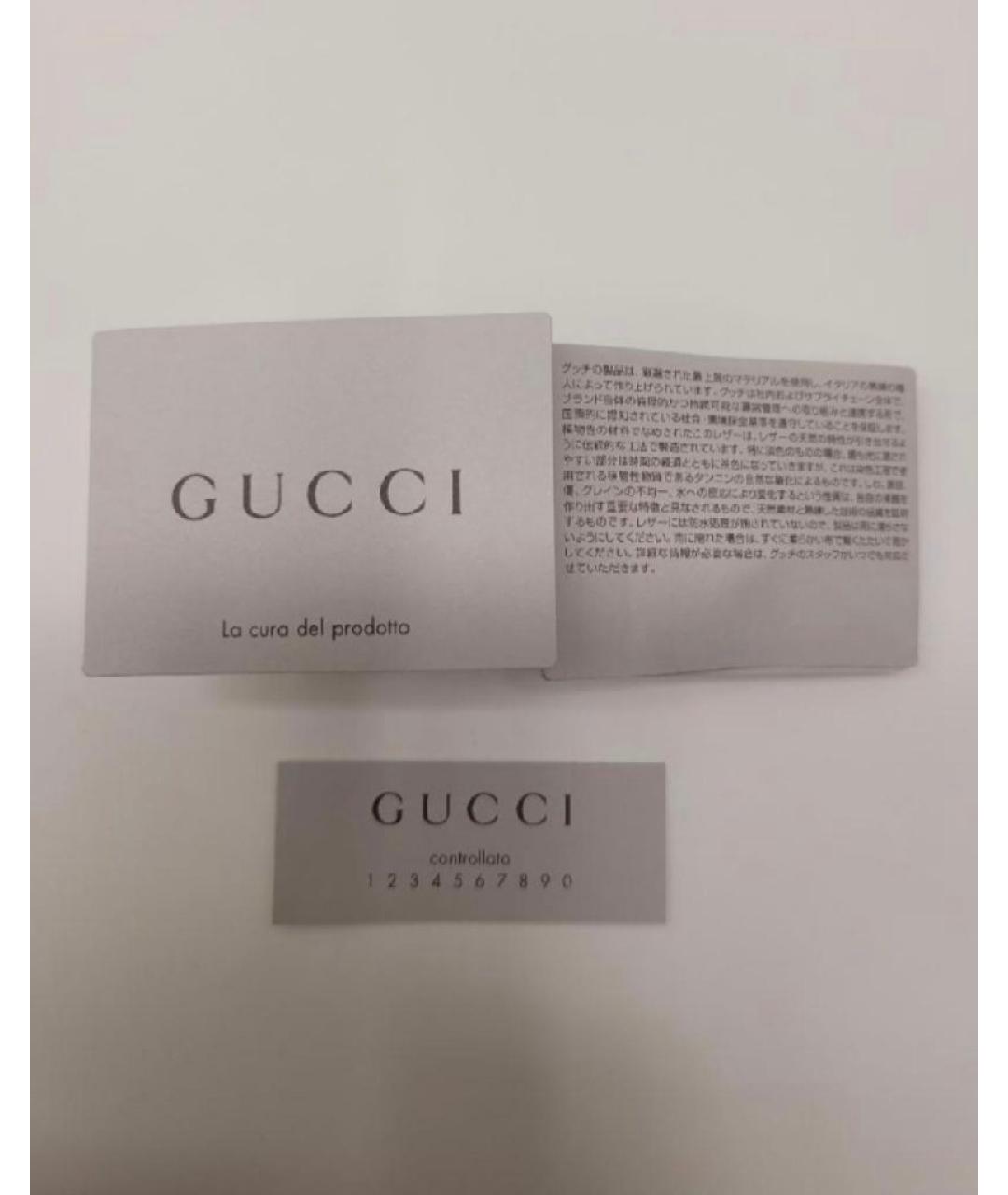 GUCCI Черный кожаный ремень, фото 4