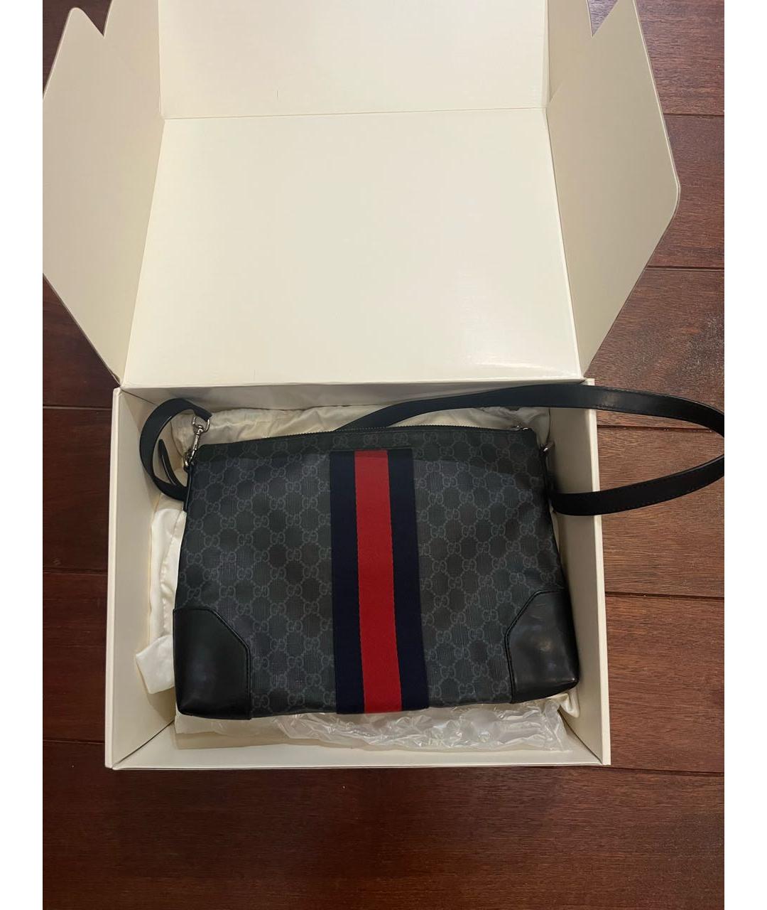 GUCCI Черная сумка на плечо, фото 5