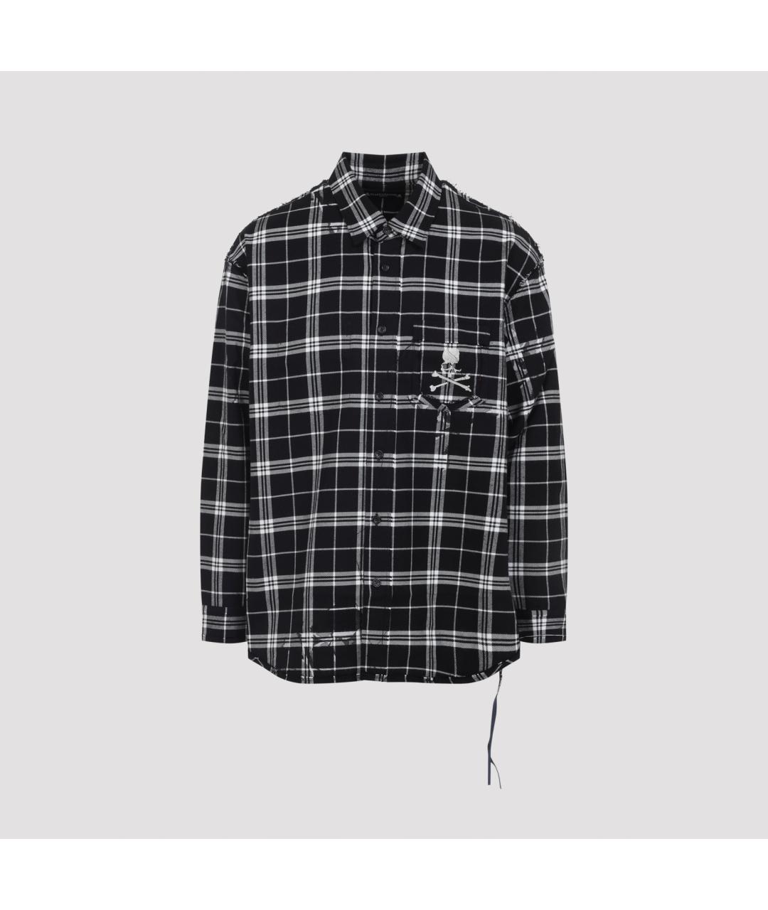 MASTERMIND WORLD Черная хлопковая кэжуал рубашка, фото 3