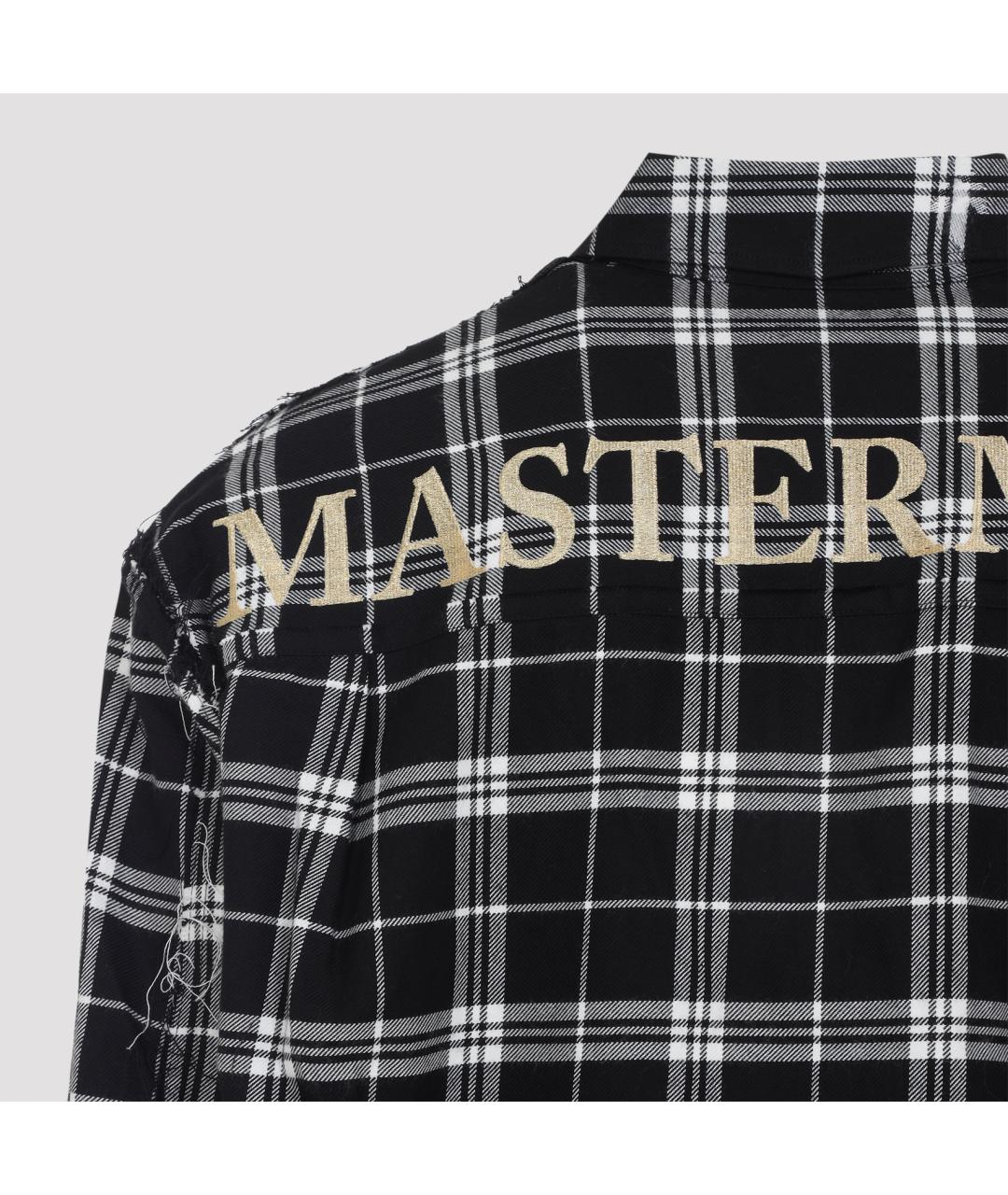 MASTERMIND WORLD Черная хлопковая кэжуал рубашка, фото 6