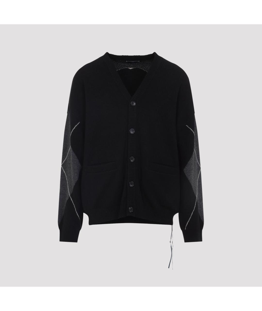 MASTERMIND WORLD Черный кашемировый кардиган, фото 2