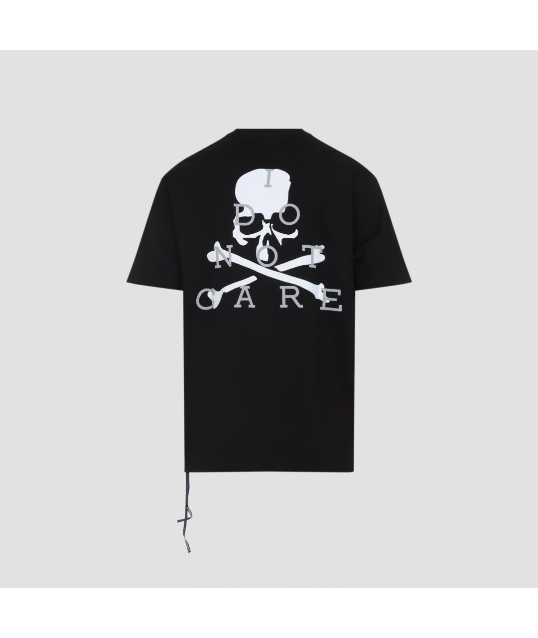 MASTERMIND WORLD Черная хлопковая футболка, фото 2