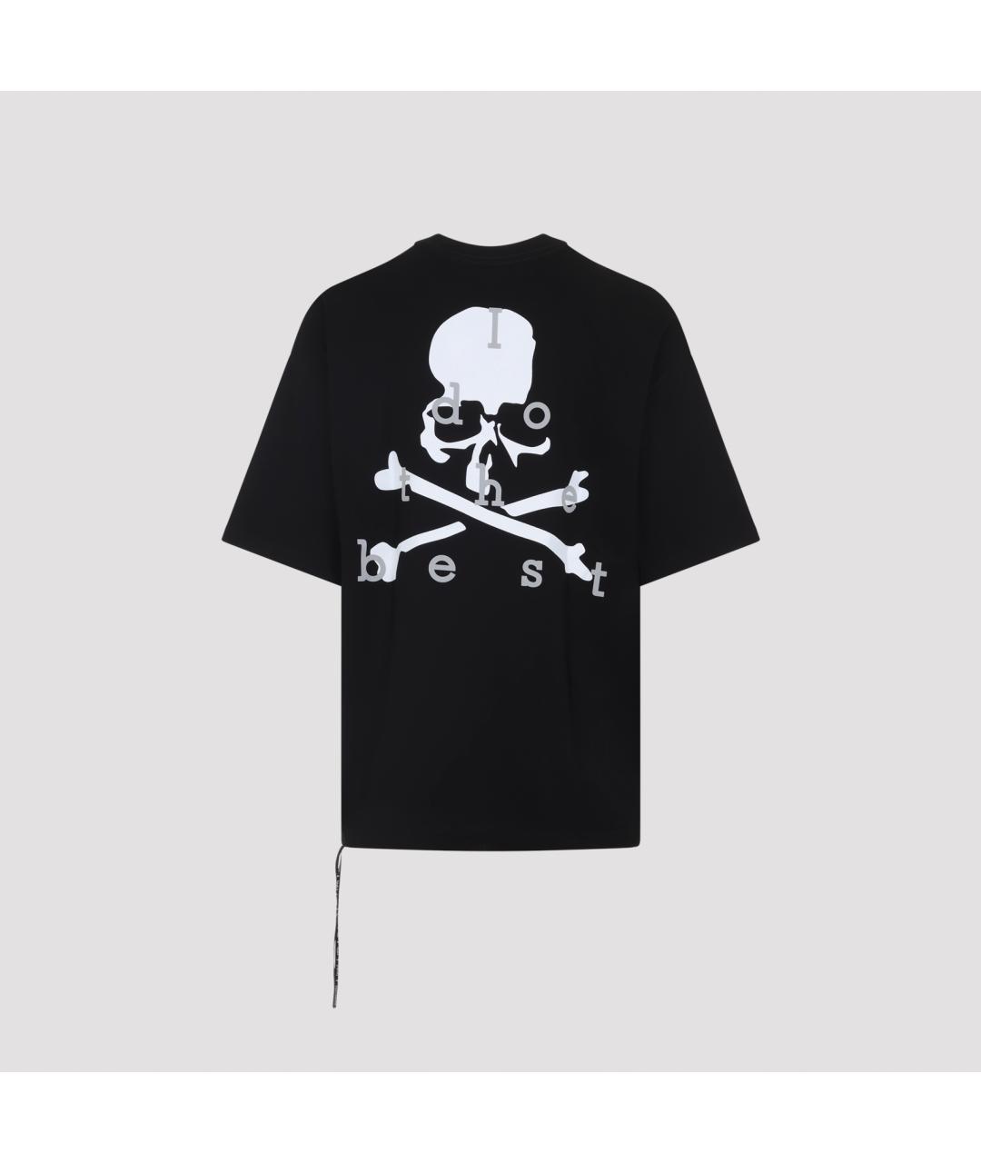 MASTERMIND JAPAN Черная хлопковая футболка, фото 2