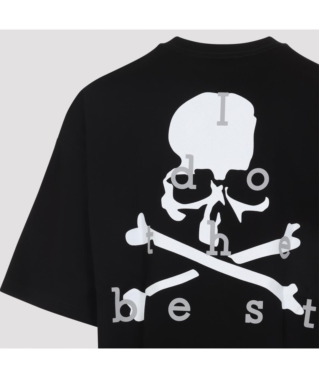 MASTERMIND JAPAN Черная хлопковая футболка, фото 3