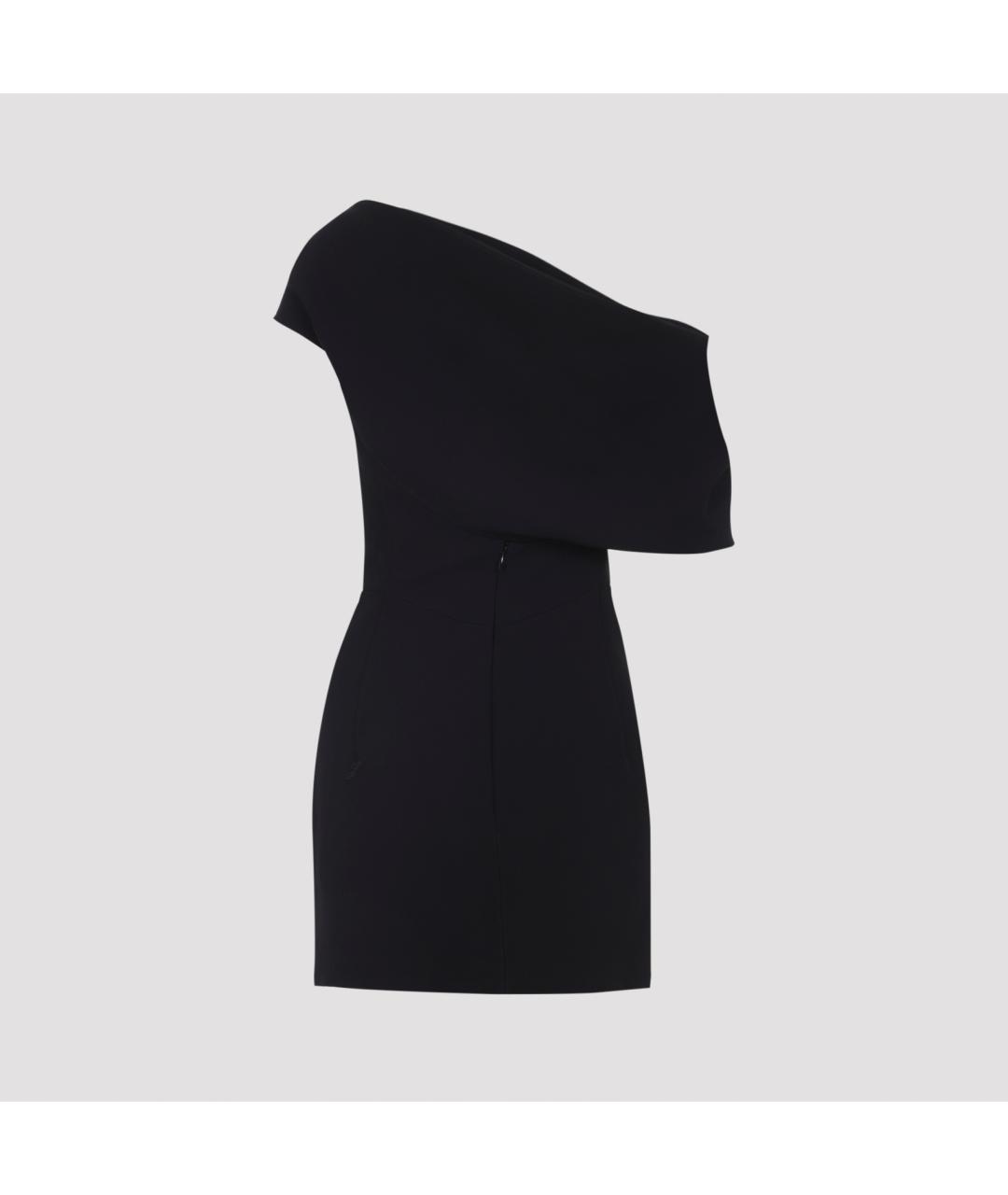 JACQUEMUS Черное полиэстеровое коктейльное платье, фото 3