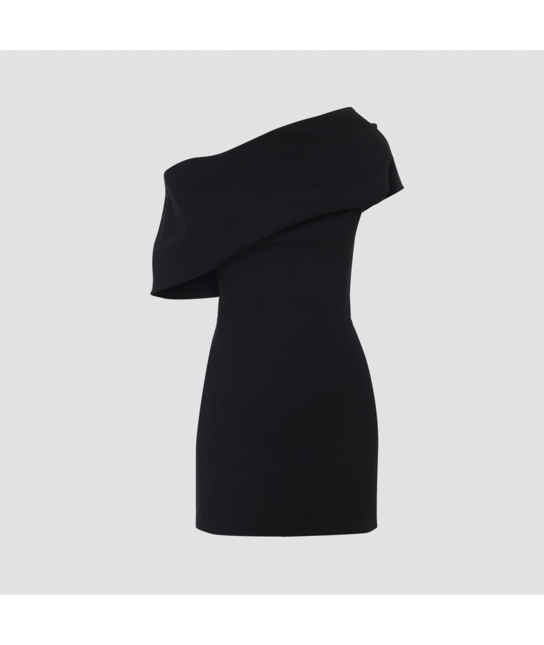 JACQUEMUS Черное полиэстеровое коктейльное платье, фото 2