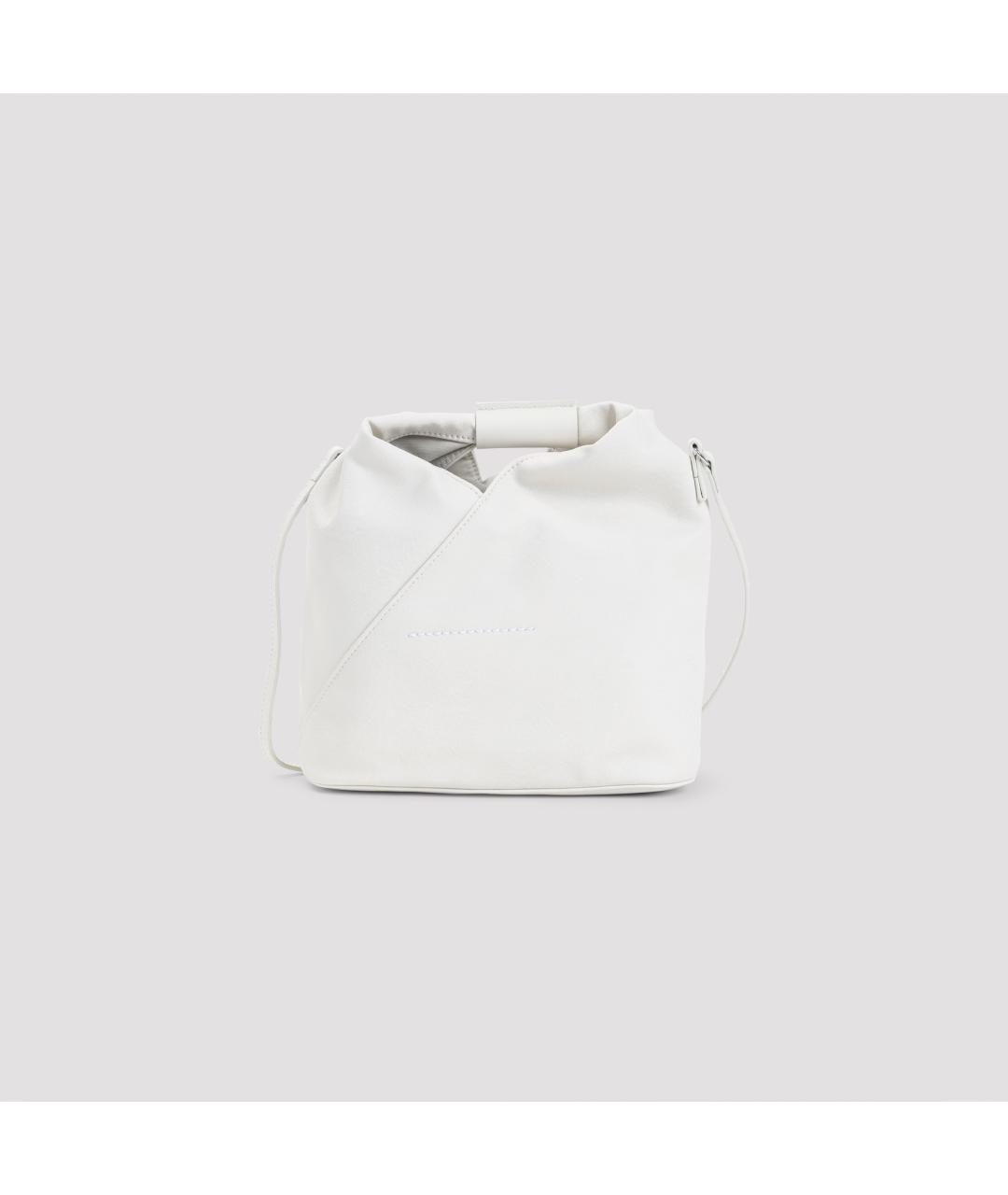 MM6 MAISON MARGIELA Бежевая сумка через плечо из искусственной кожи, фото 4