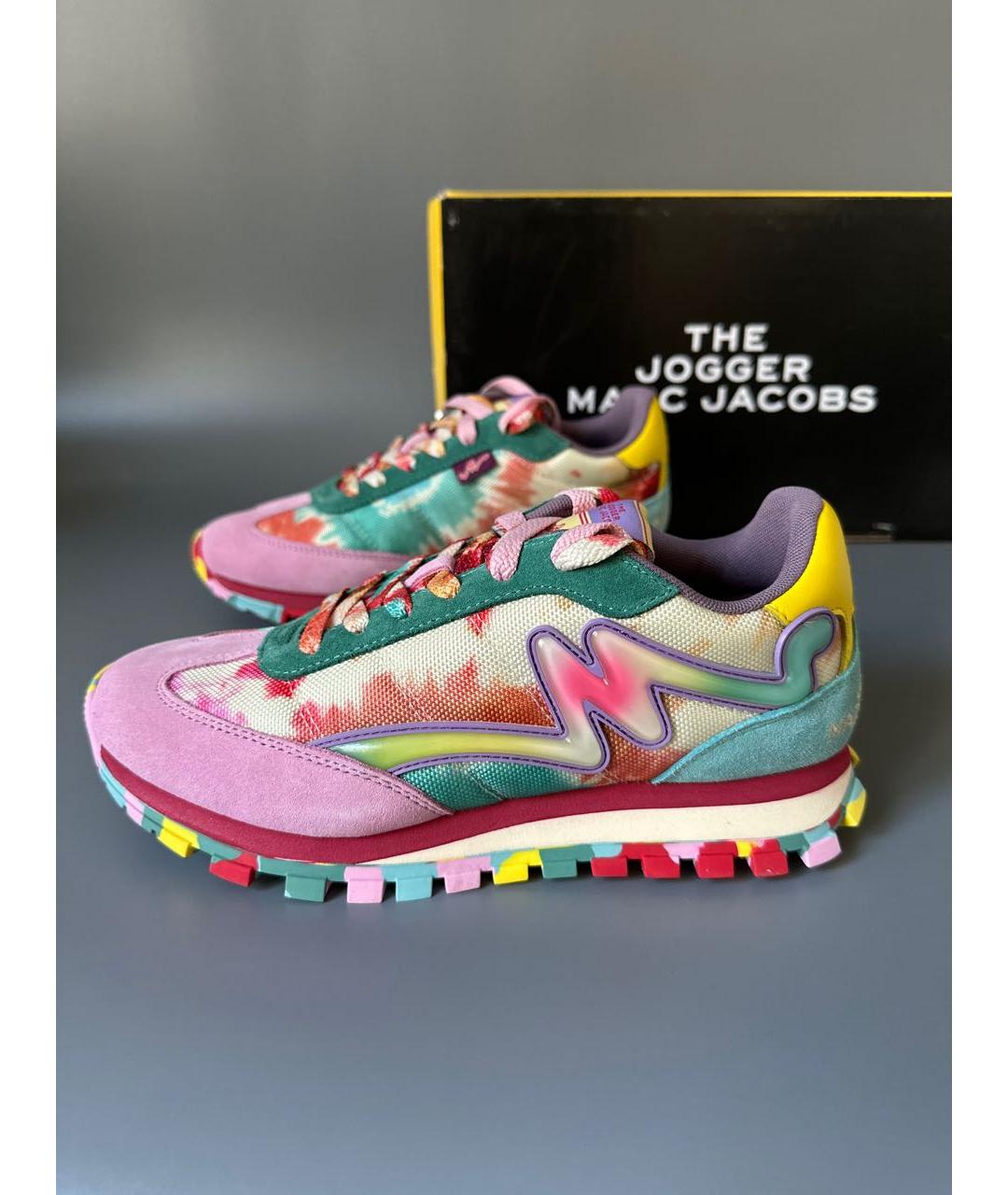 MARC JACOBS Мульти замшевые кроссовки, фото 6