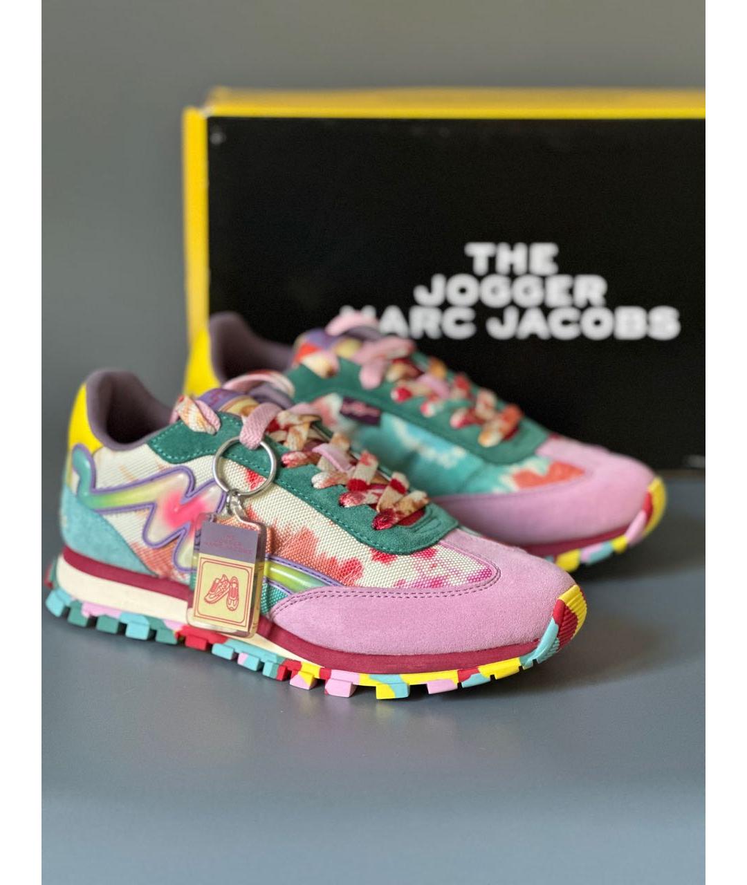 MARC JACOBS Мульти замшевые кроссовки, фото 7